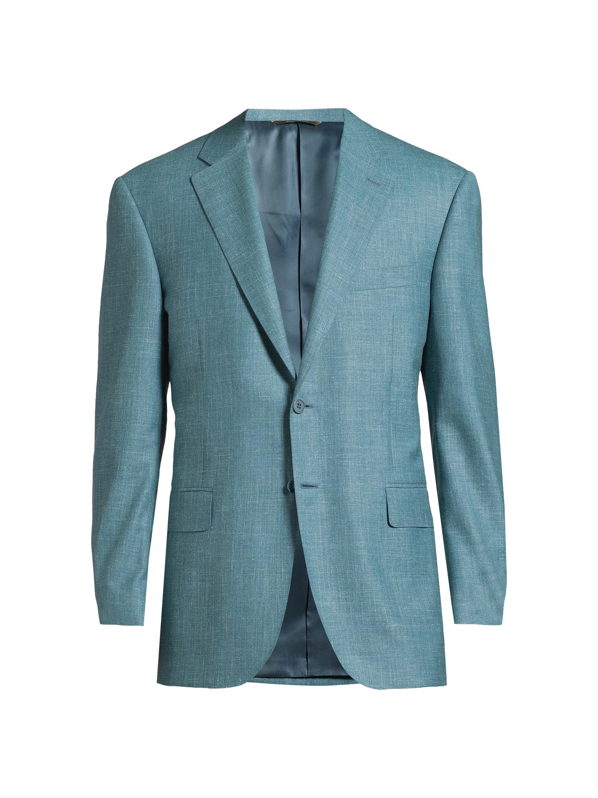 Canali Men's Siena Wool-Blend Two-Button Sport Coat - Green