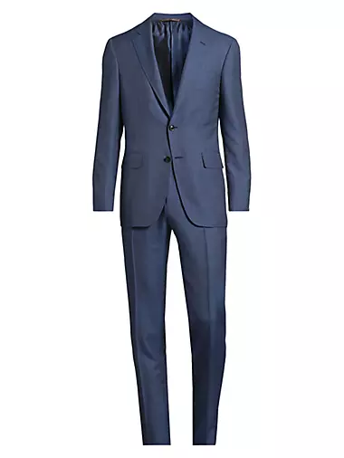 Kei Wool-Blend Single-Breasted Suit