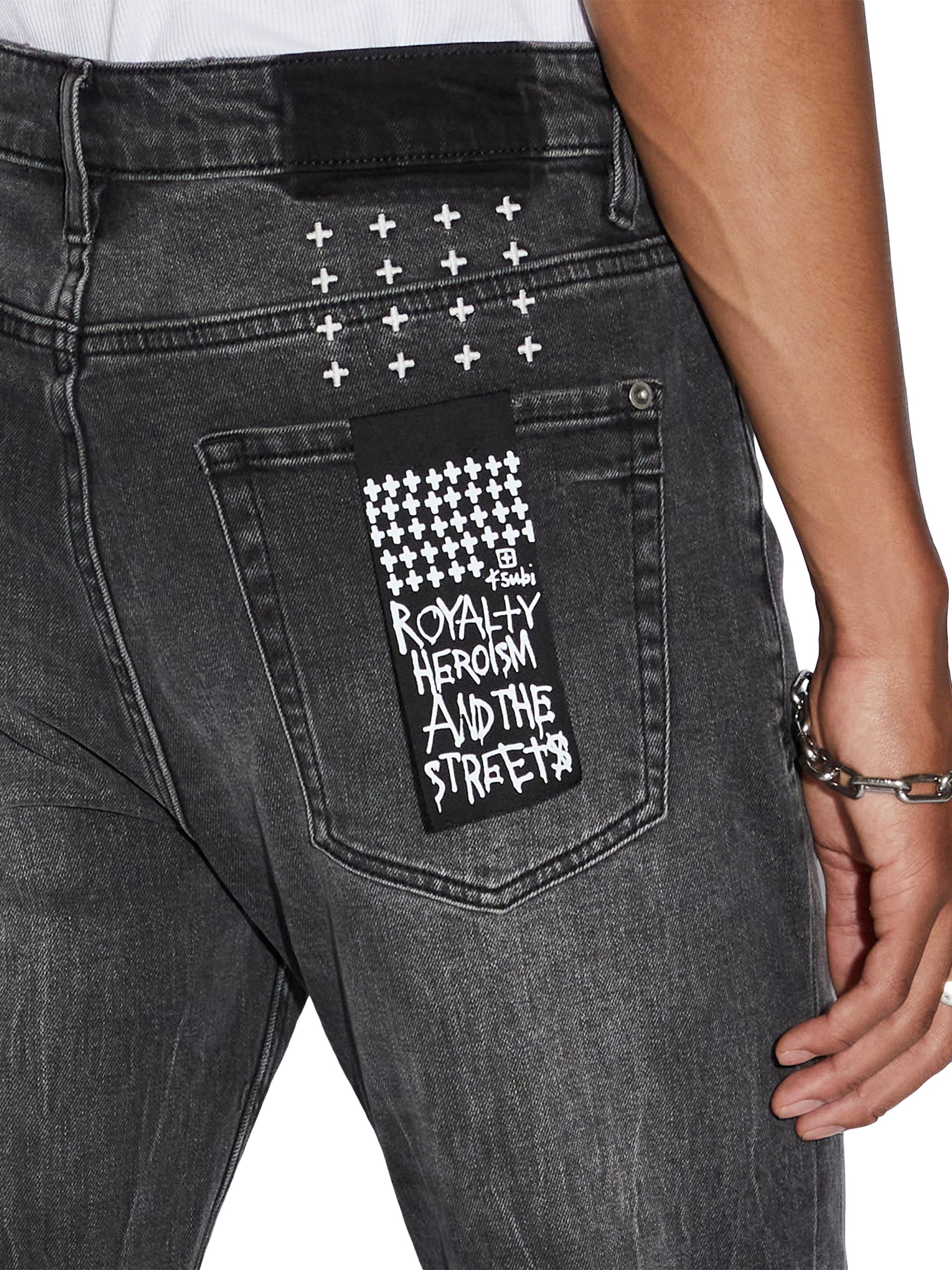 Ksubi Van Winkle Chamber Zip Hem Jeans | Saks Fifth Avenue