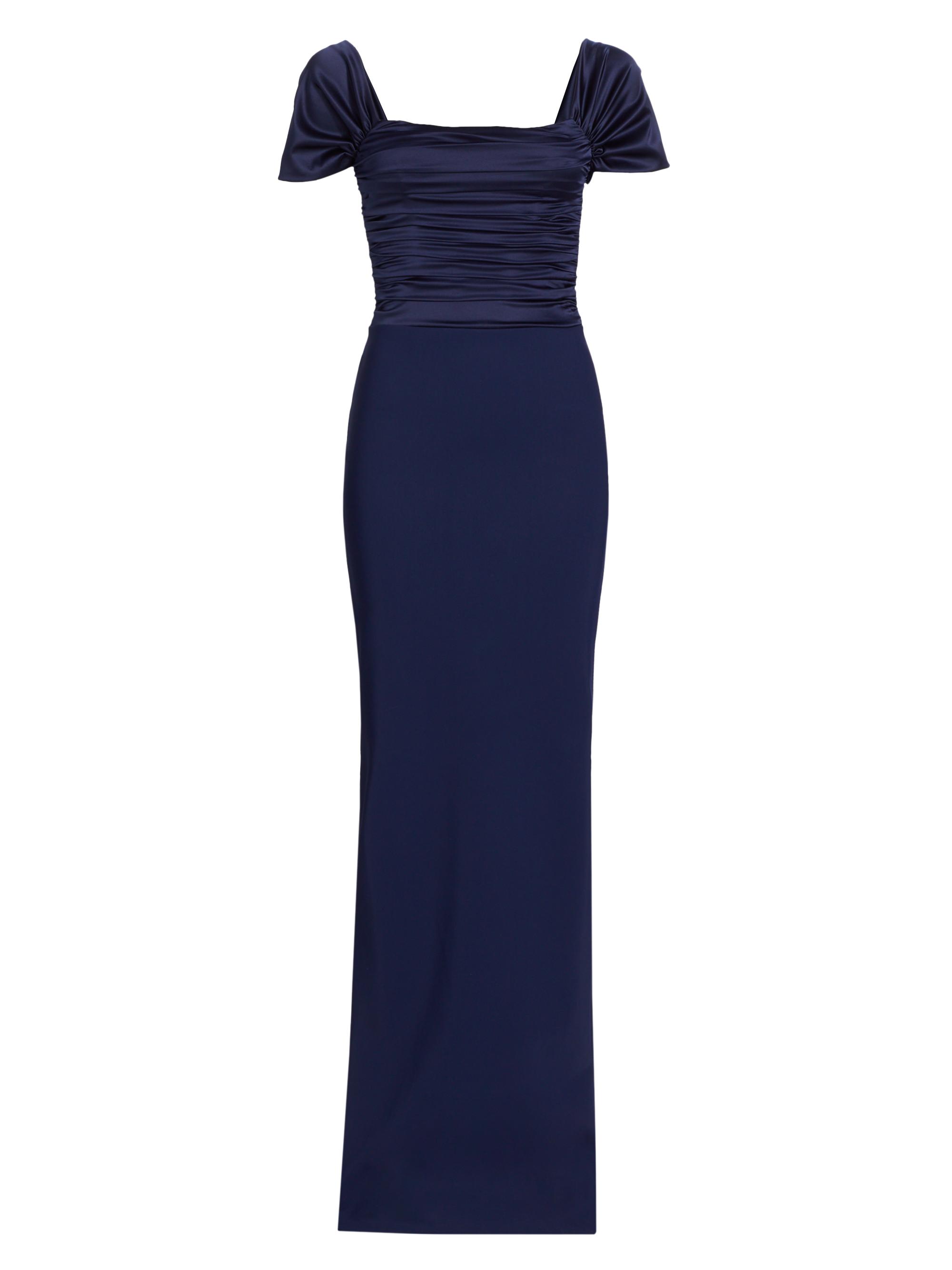 Chiara Boni La Petite Robe Women's Unify Ra Off-The-Shoulder Gown - Blue Notte