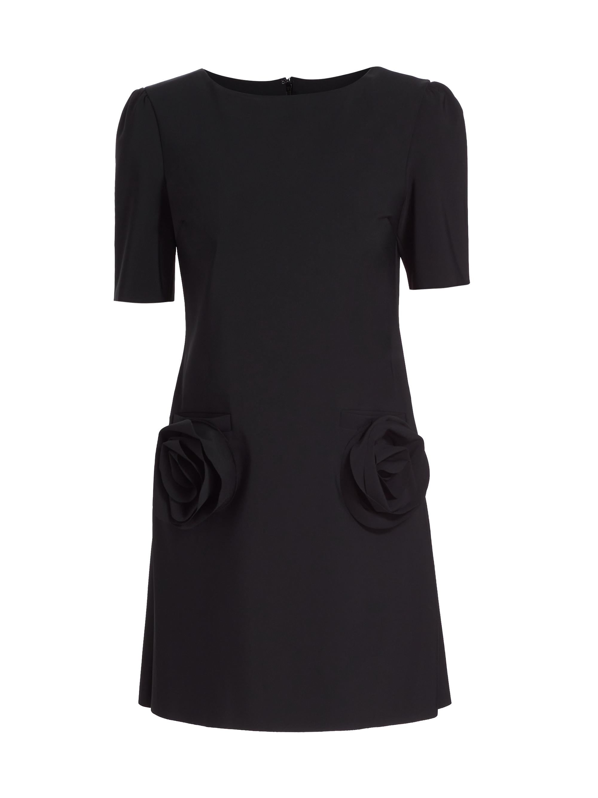 Chiara Boni La Petite Robe Women's Attimo Floral Pocket Cocktail Dress - Black