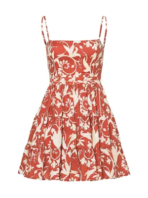 Agua by Agua Bendita Women's Alma Lima Embroidered Minidress