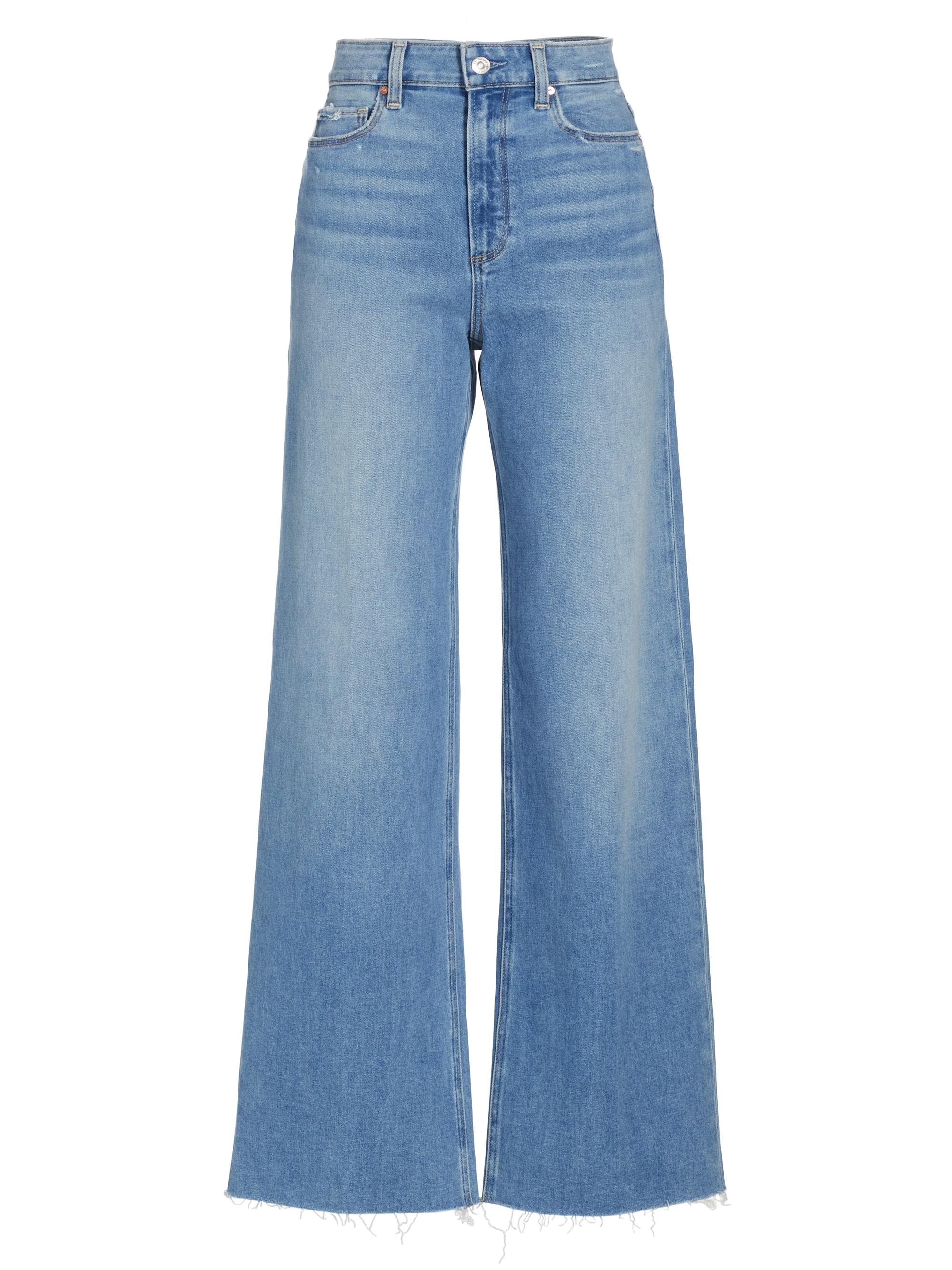 Paige Women's Anessa High-Rise Wide-Leg Jeans - Helena
