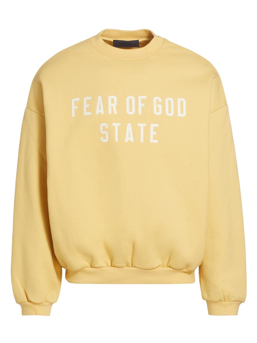 Fear of God Essentials Logo Fleece Crewneck Sweatshirt | Saks