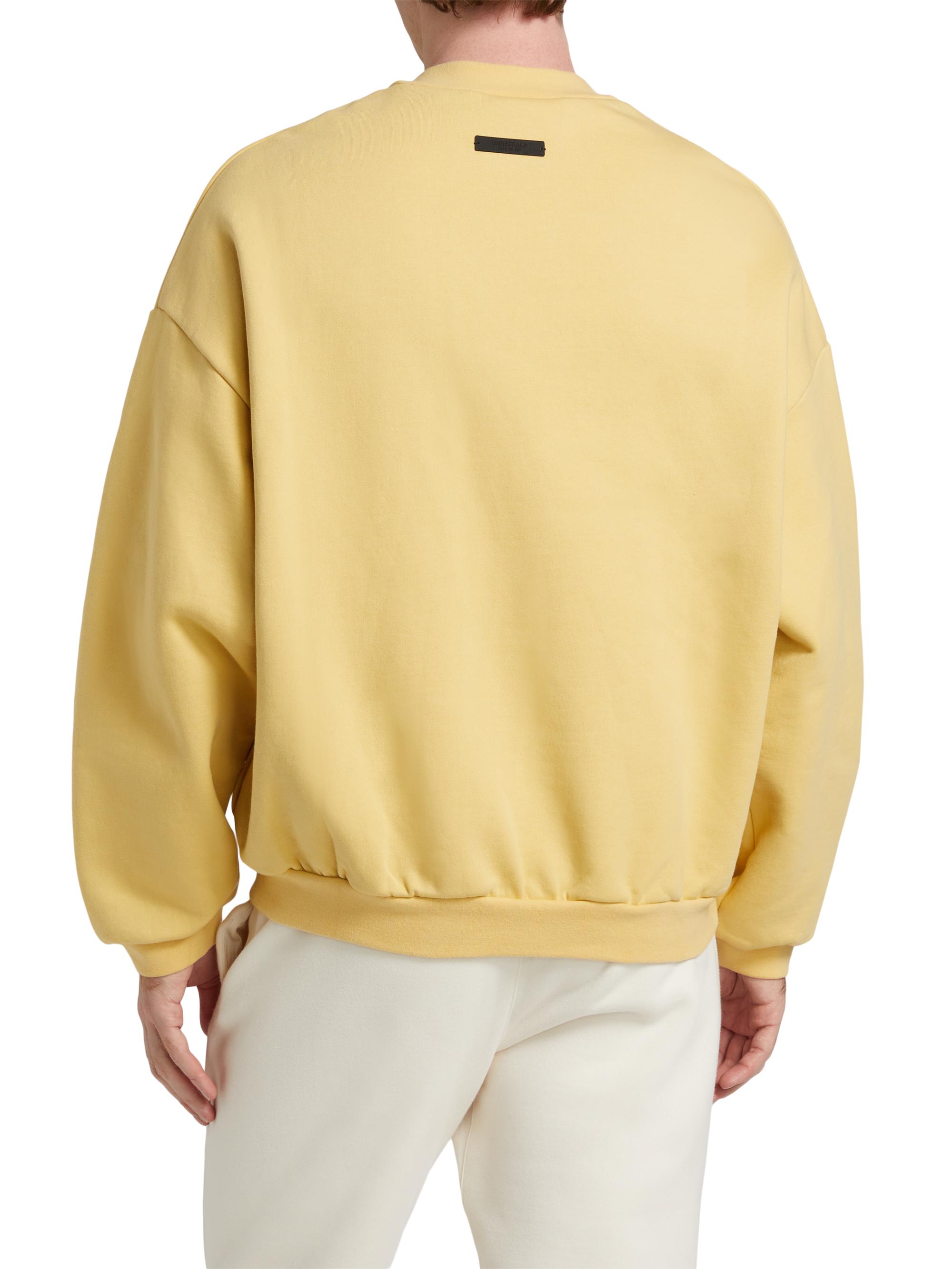 Fear of God Essentials Logo Fleece Crewneck Sweatshirt