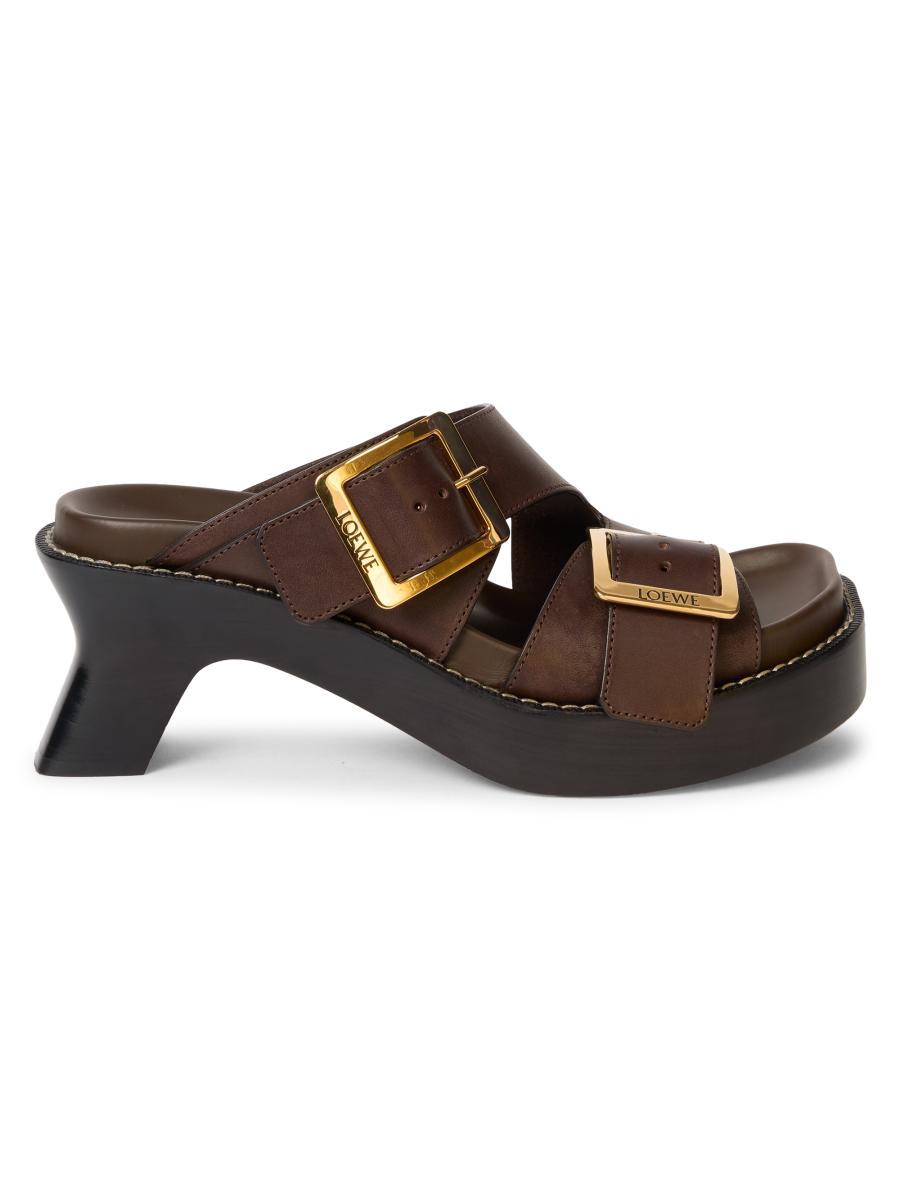 【関税&送料込】Loewe Ease Heel Slide LOEWE ロエベ サンダル/LOEWE EASE HEEL SLIDE 90 レディース