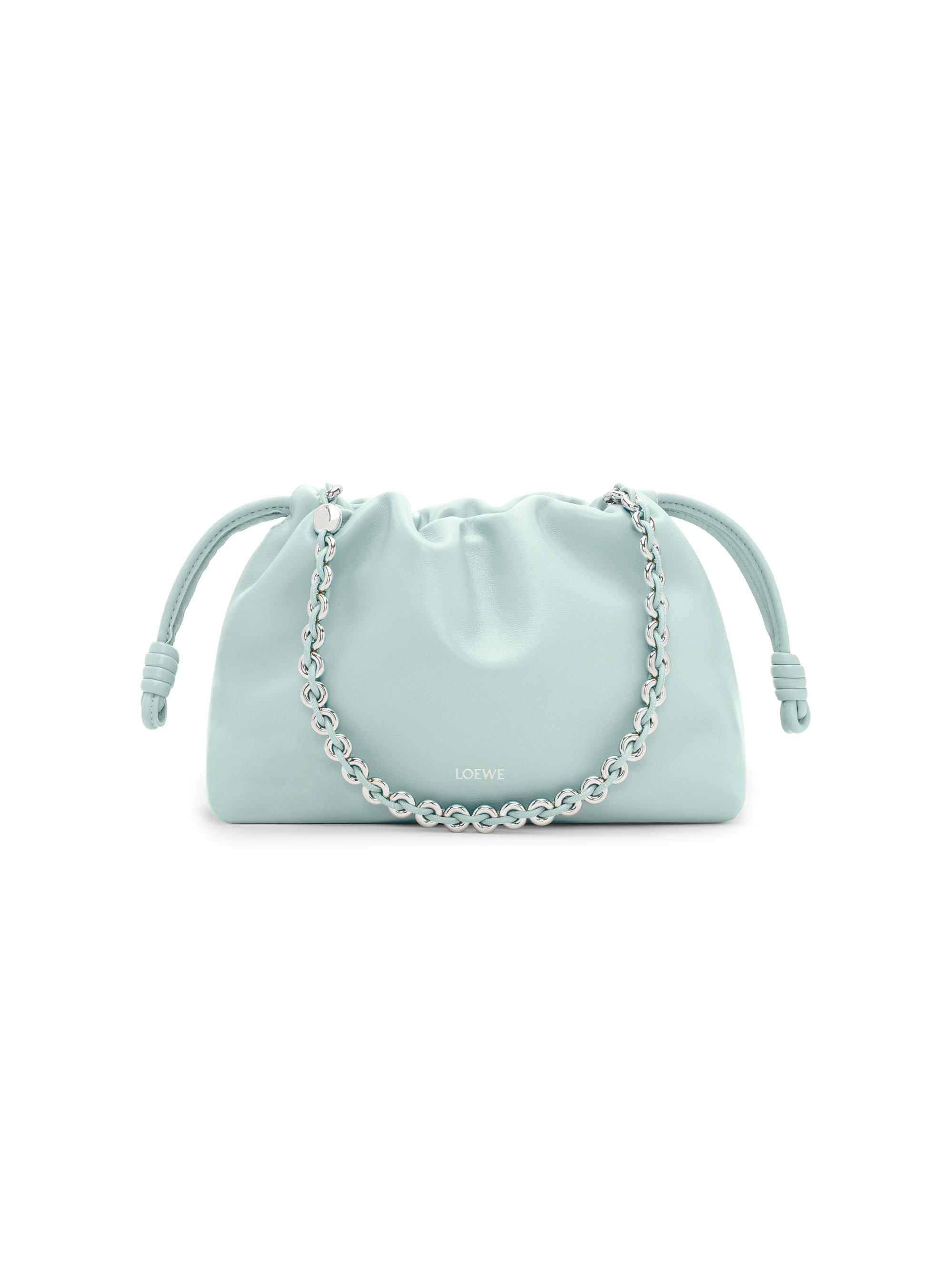 LOEWE Women's Flamenco  Chain Leather Shoulder Bag - Frozen