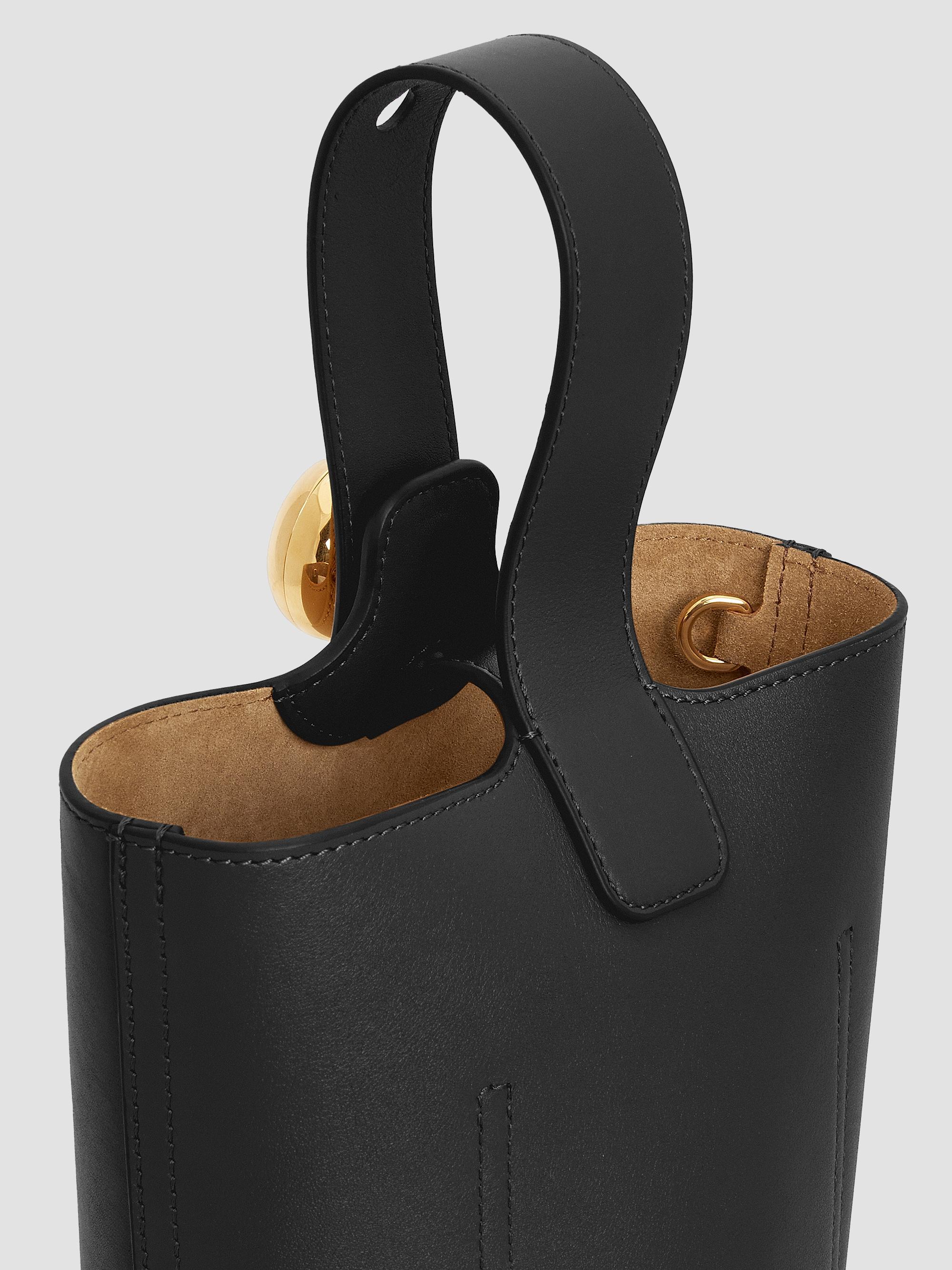 LOEWE Mini Pebbled Leather Bucket Bag | Saks Fifth Avenue
