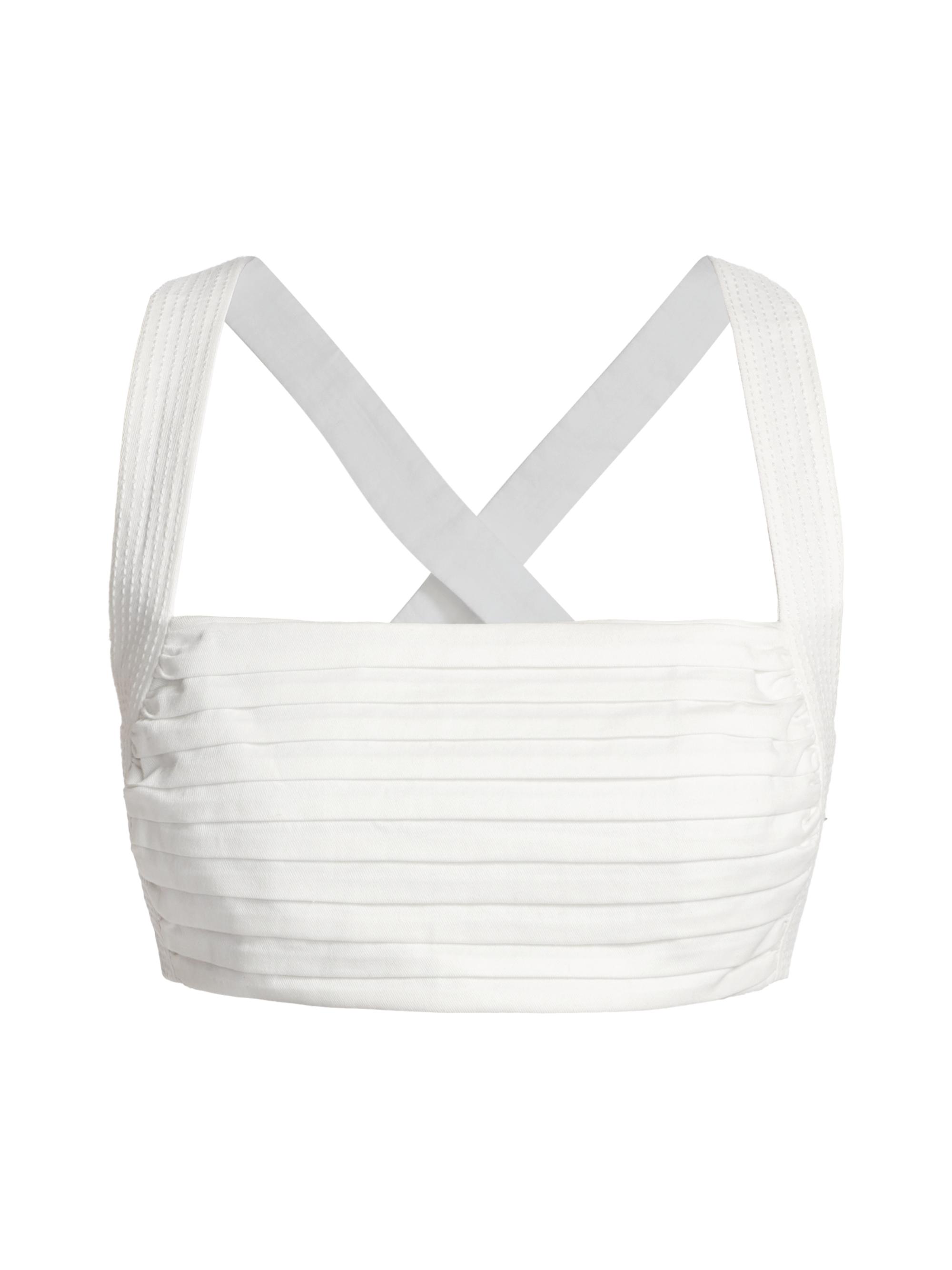 Amur Women's Carol Crop Top - Off White