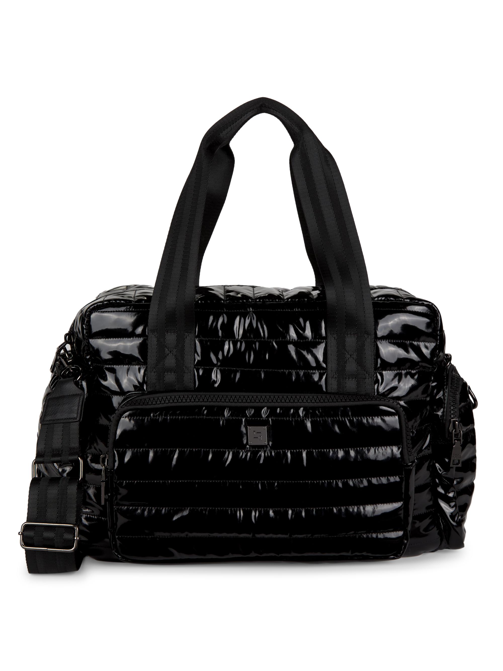 Think Royln Women's Voyager Travel Bag - Black Patent