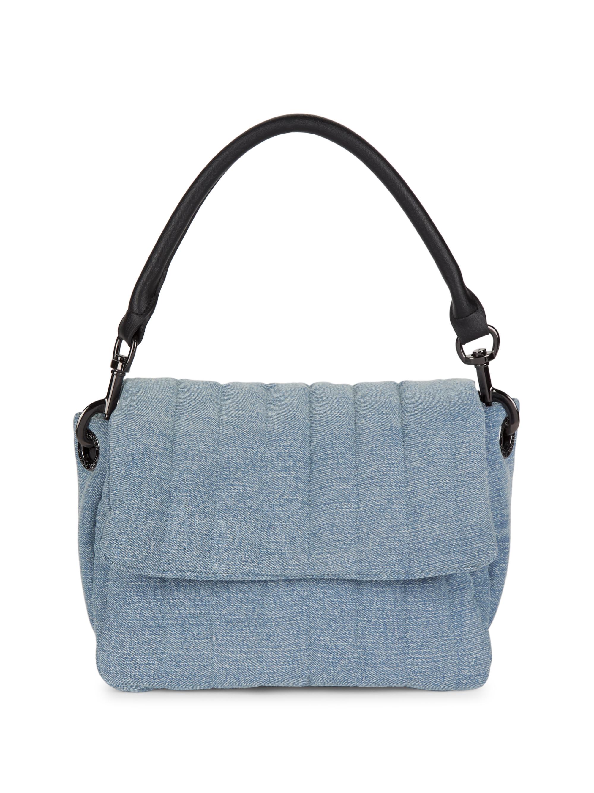 Think Royln Women's Bar Cotton Bag - Stone Washed Denim