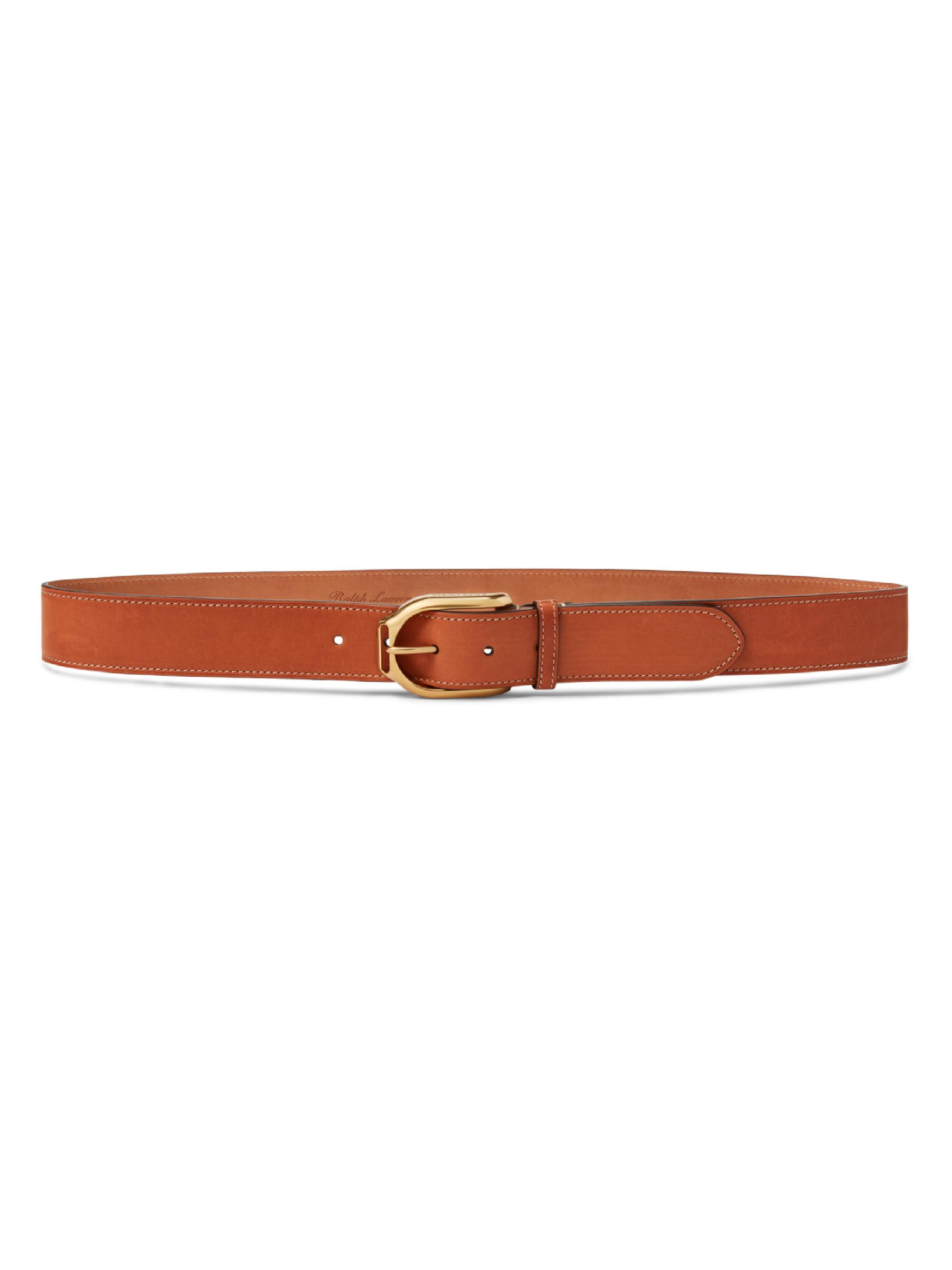 Ralph Lauren Purple Label Wellington Leather Belt | Saks Fifth Avenue