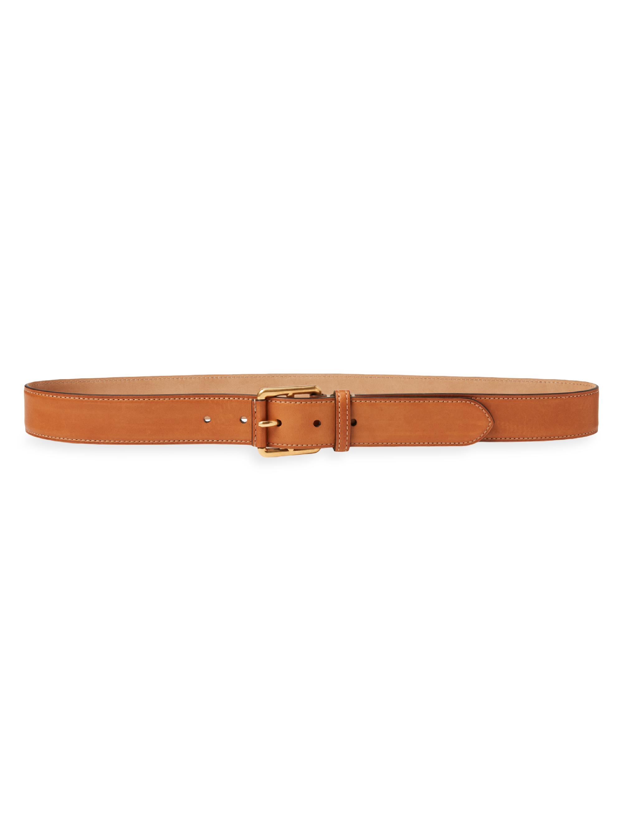Ralph Lauren Purple Label Wellington Leather Belt | Saks Fifth Avenue