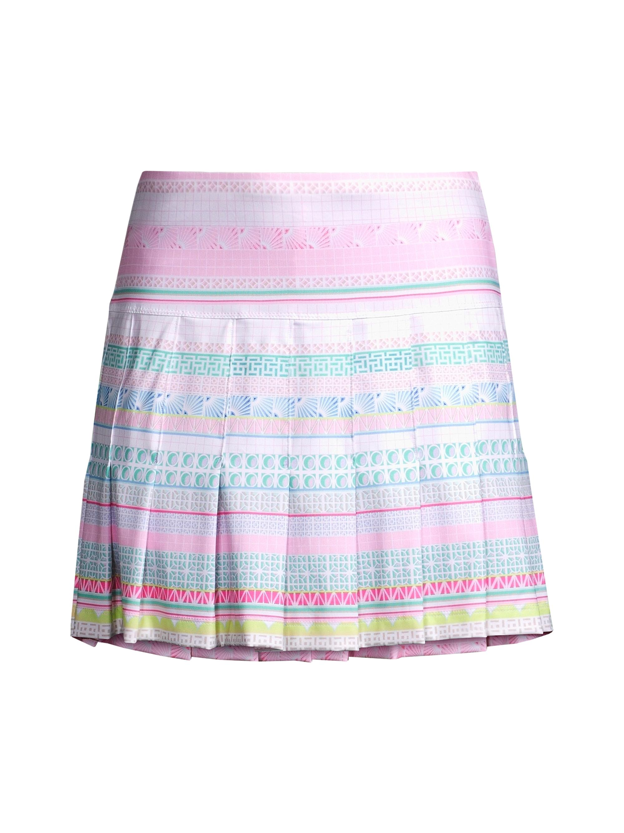 Lucky in Love Women's Deco In Love Retro Pleated Skort - Peony Pink
