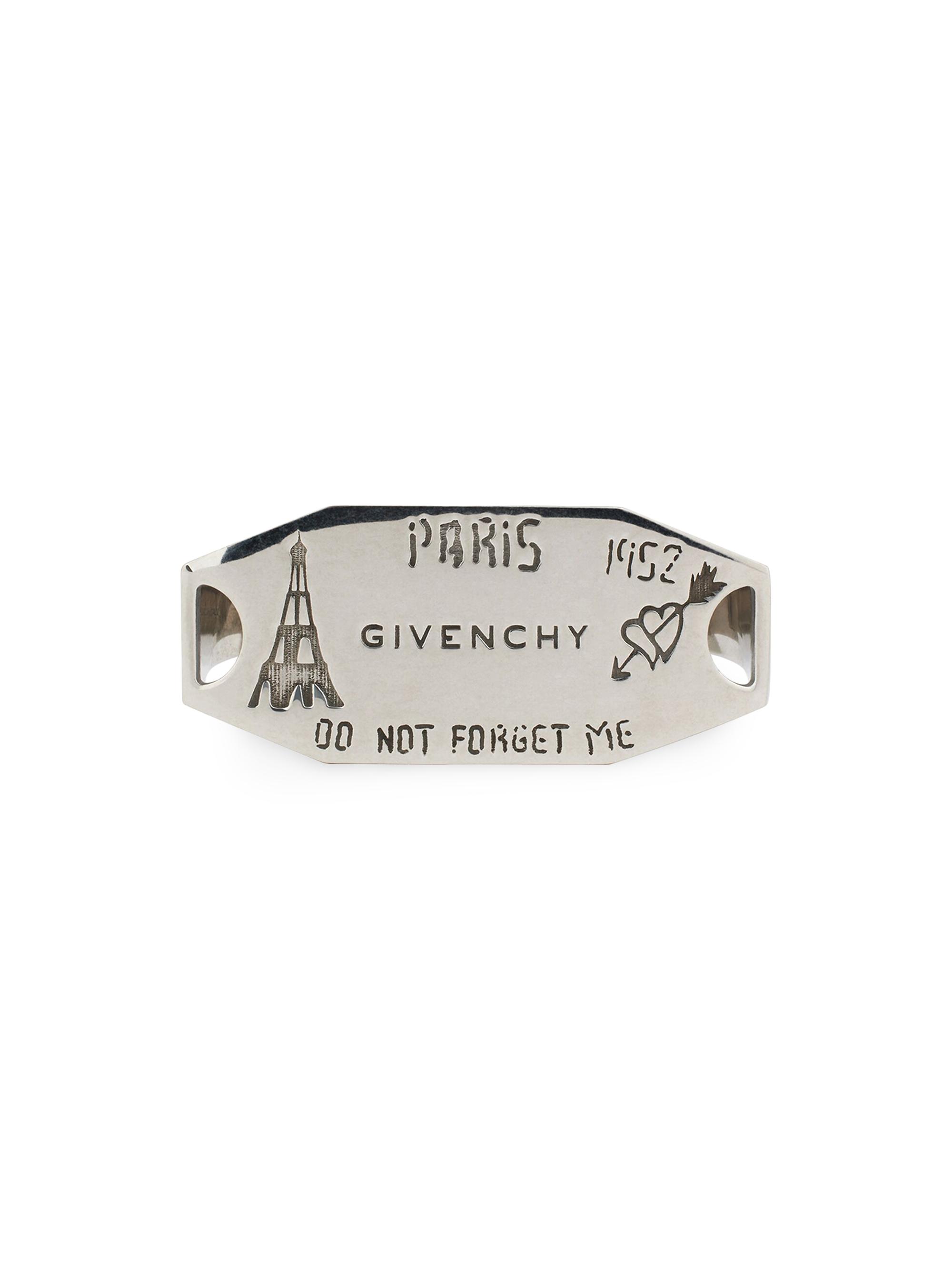 Givenchy Men's City Double Finger Ring in Metal - Silvery