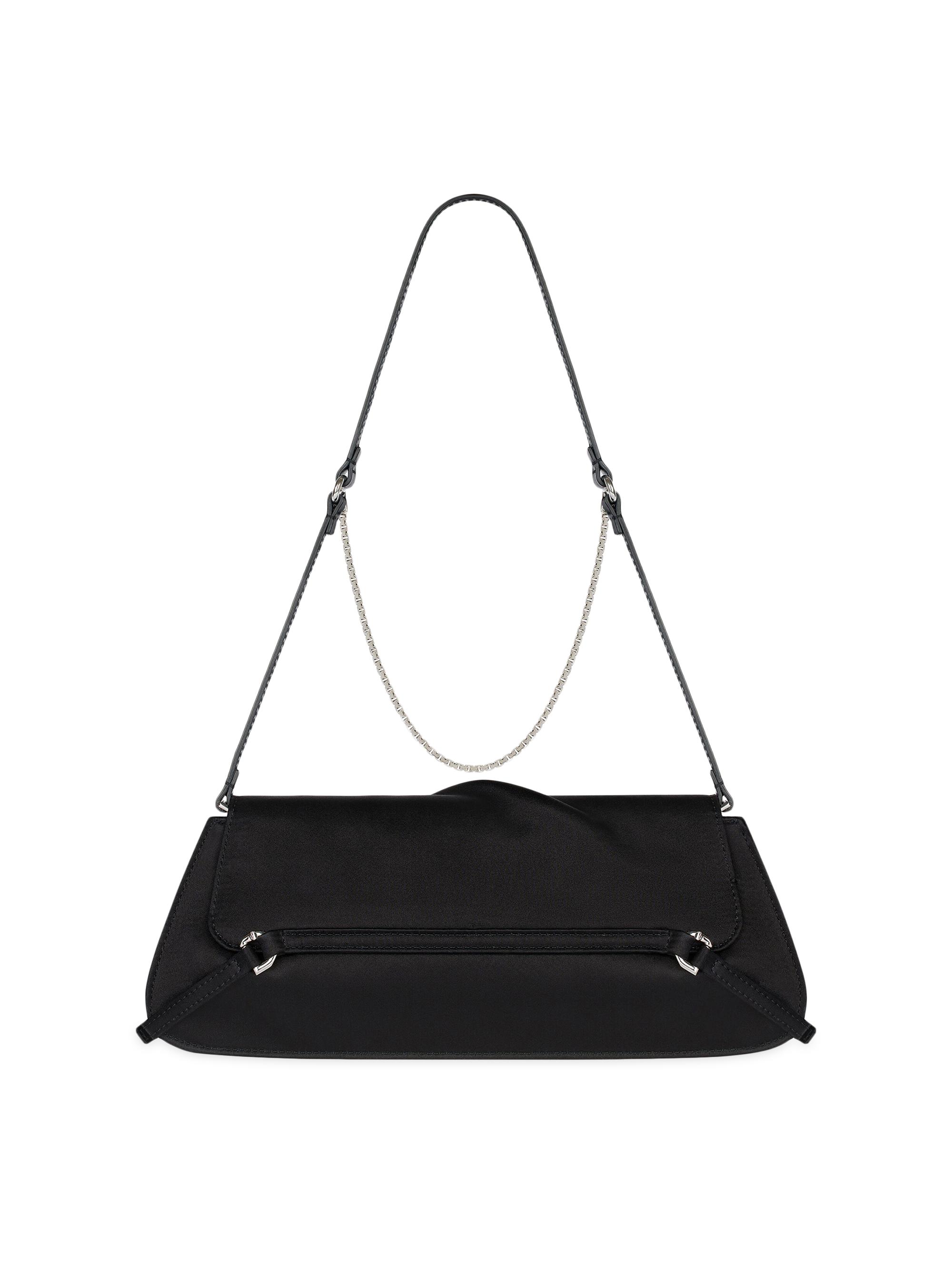Givenchy Voyou Clutch Bag in Draped Satin | Saks Fifth Avenue