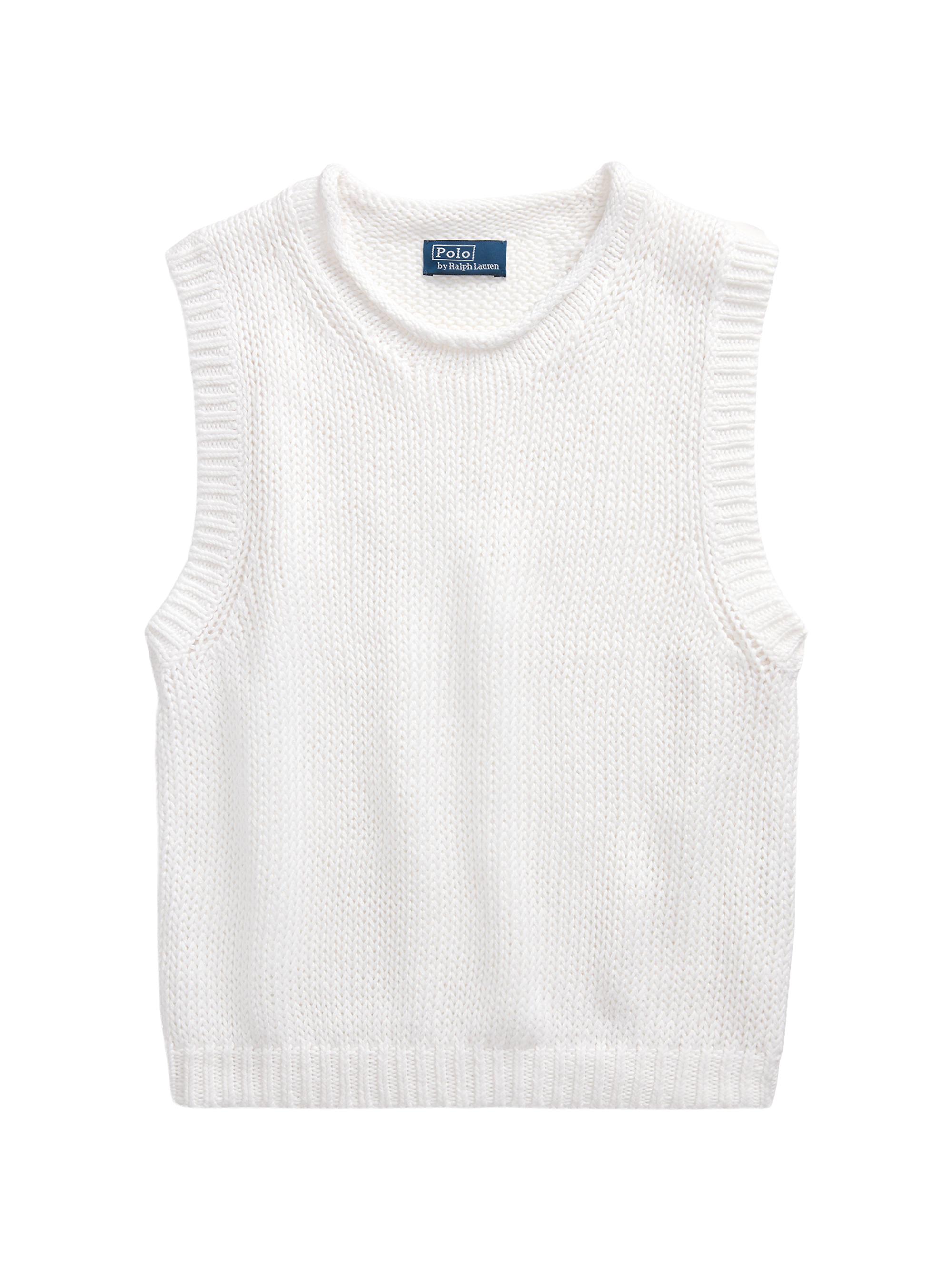 Polo Ralph Lauren Linen-Cotton Knit Sweater Tank Saks Fifth
