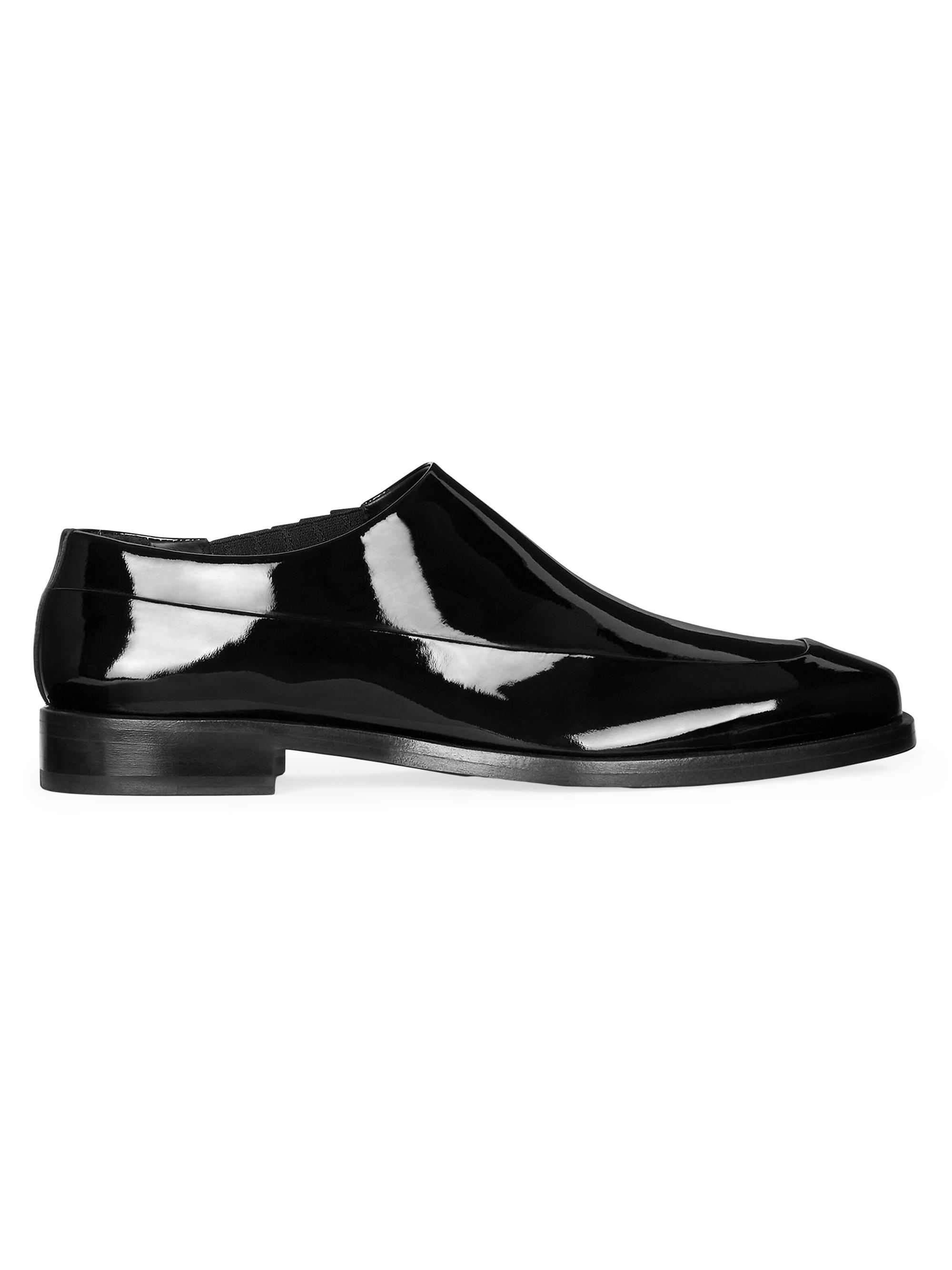 Givenchy Men's Squared Derbies in Patent Leather - Black