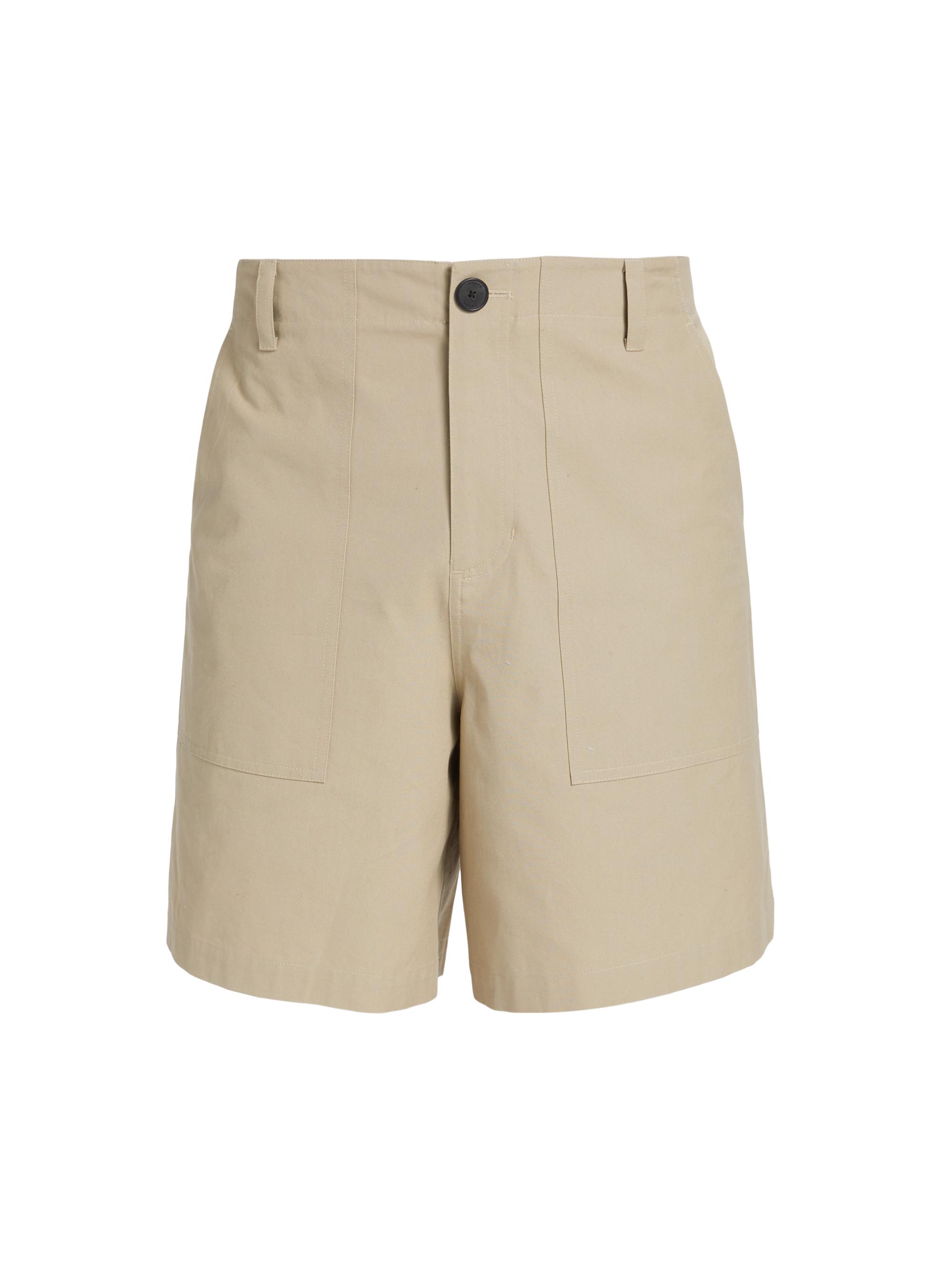 Frame Men's Cotton Patch Traveler Shorts - Dark Beige