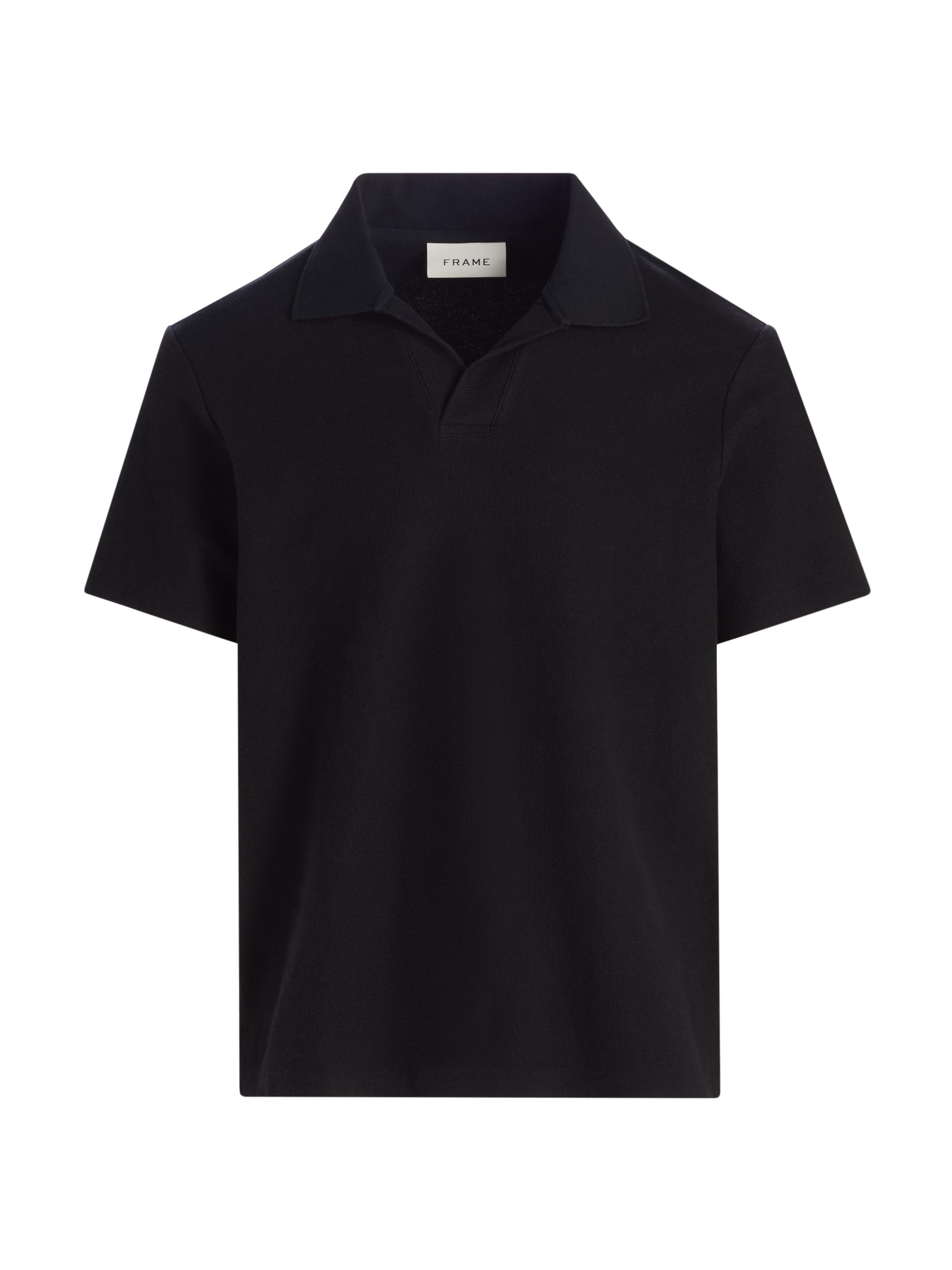 Versace Embroidered Quarter-Zip Polo Shirt | Saks Fifth Avenue