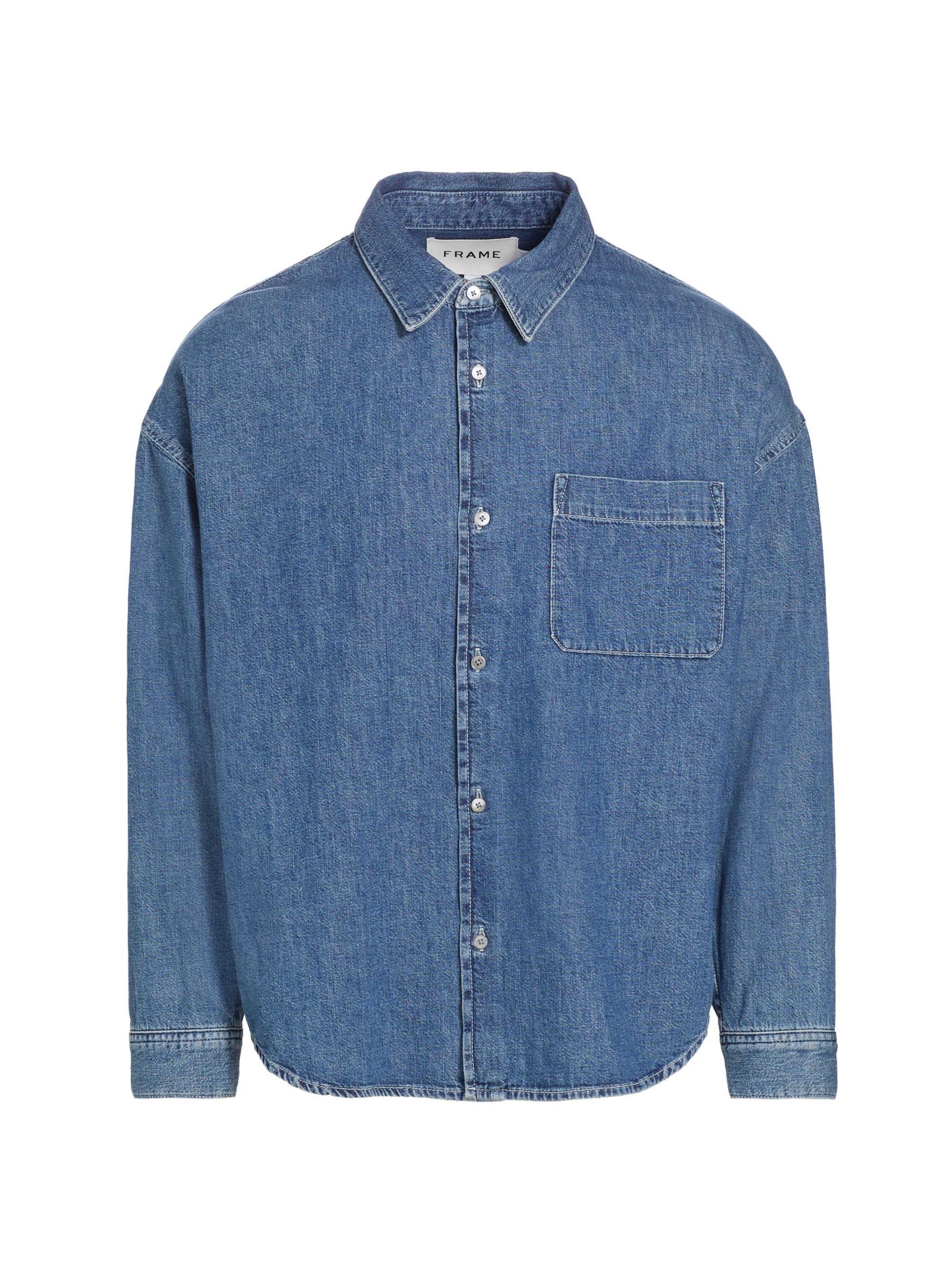 Frame Men's Denim Relaxed Shirt - Dark Ocean