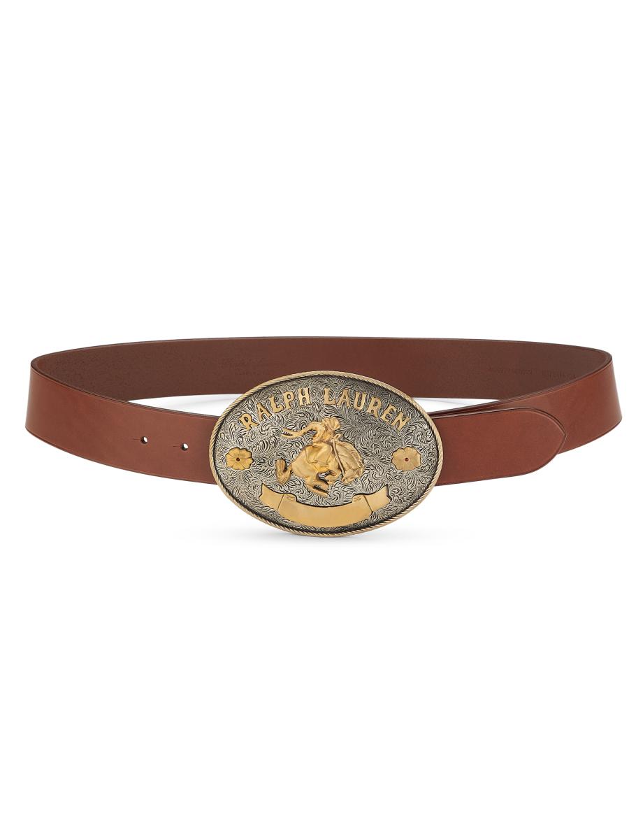 Ralph Lauren Collection Rodeo Wide Leather Belt | Saks Fifth Avenue