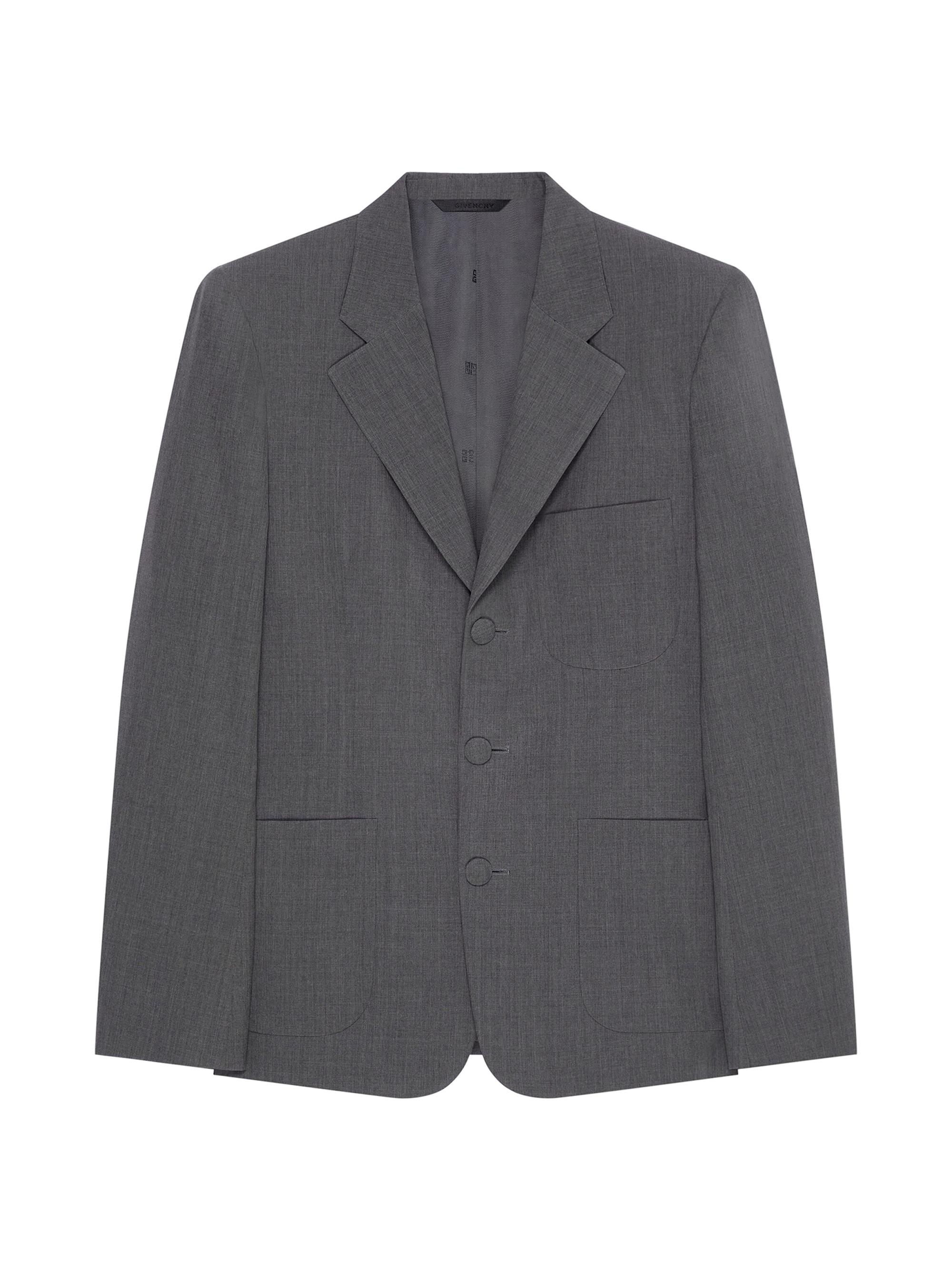 Givenchy Men's Jacket in Wool - Medium Grey