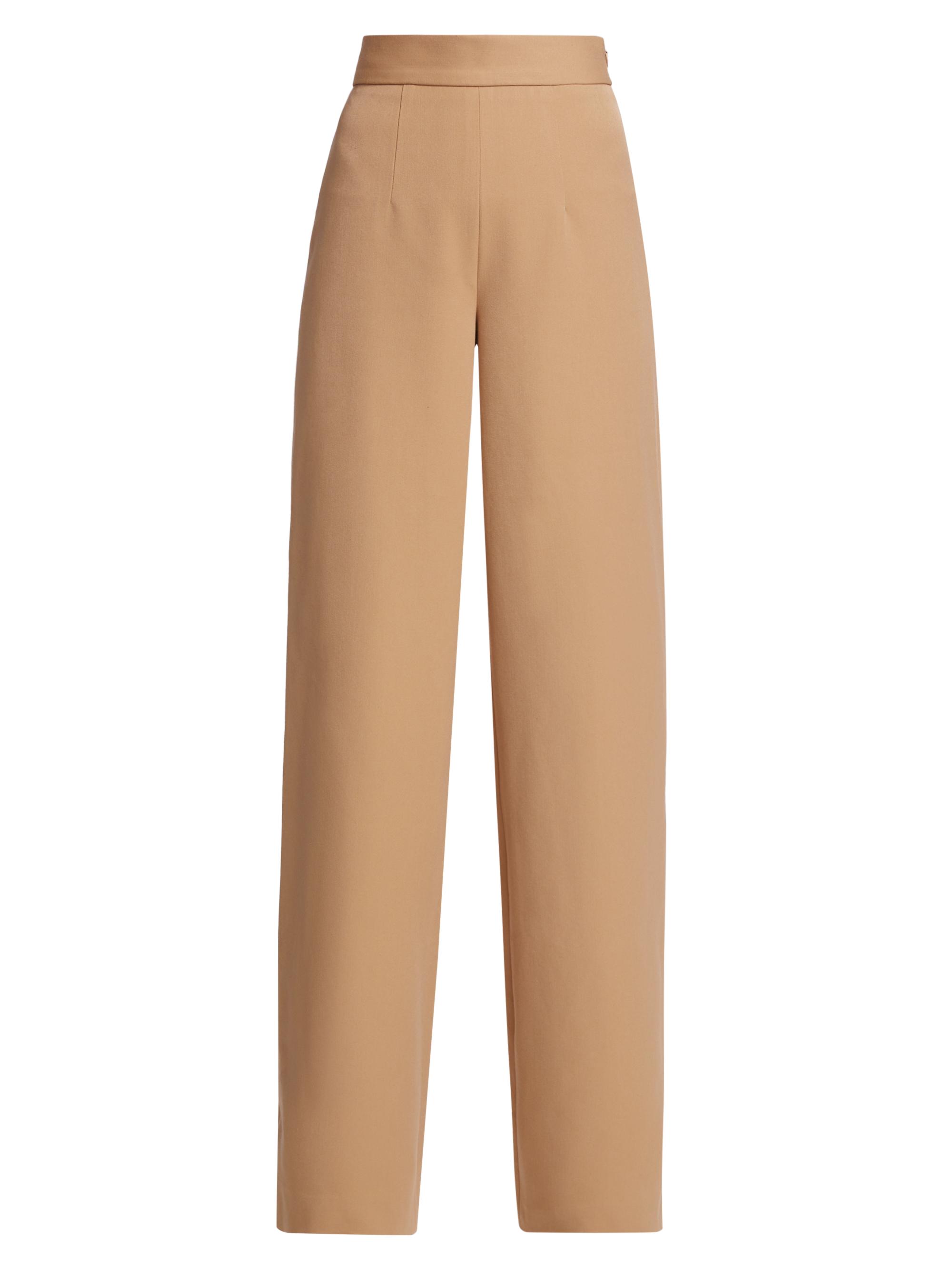 Sergio Hudson Women's Wide-Leg Pants - Camel