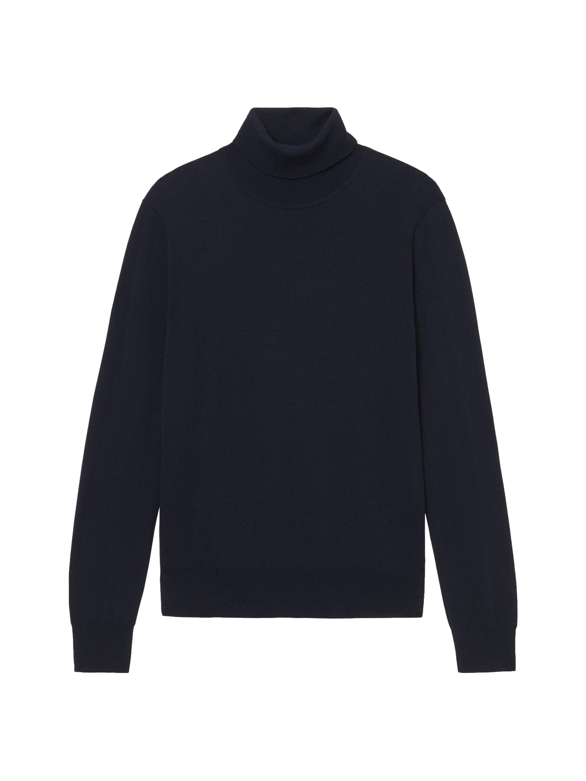 Sandro Men's Turtleneck Wool Sweater - Black