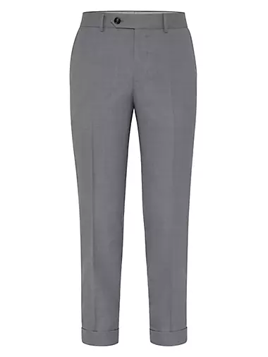 Lightweight Hopsack Formal Fit Trousers