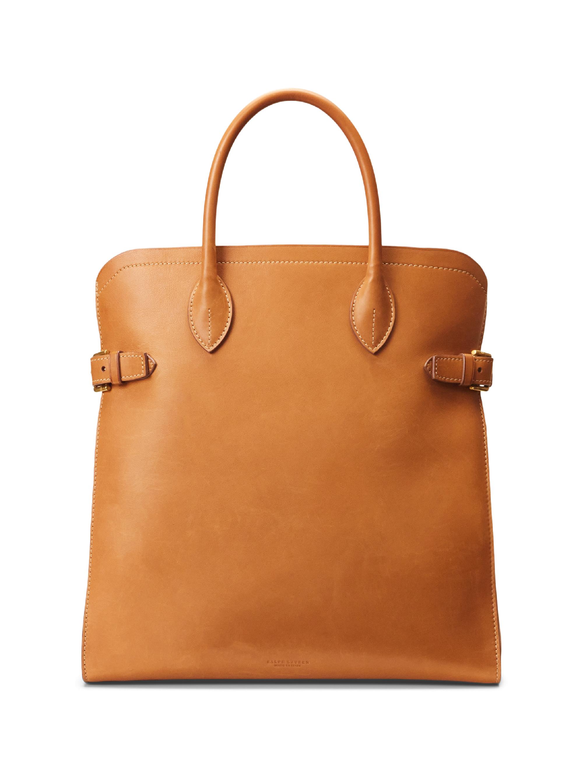 Ralph Lauren Purple Label Men's Bedford Leather Tote Bag - Gold