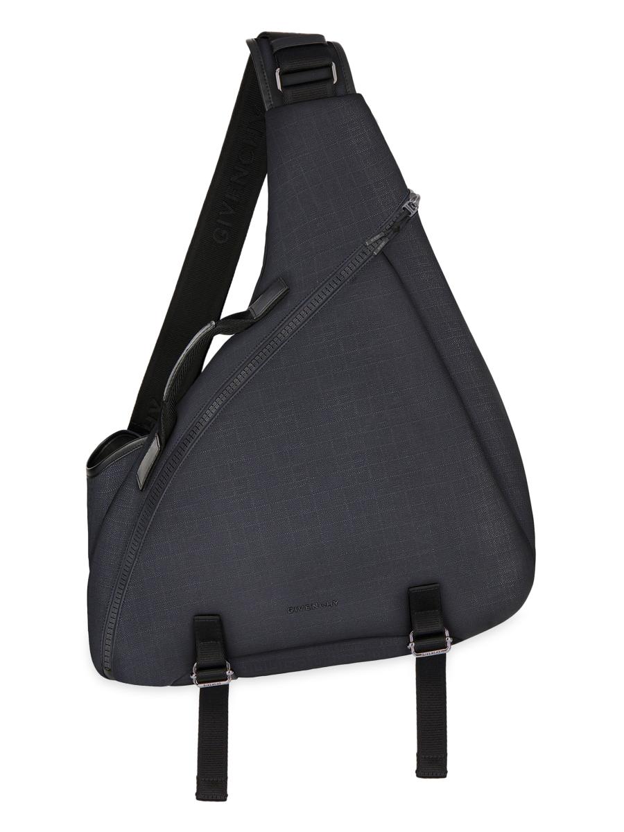 Givenchy Medium G-Zip Triangle Bag In 4G Nylon | Saks Fifth