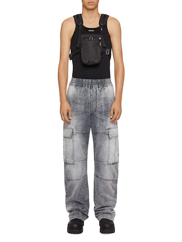 Shop Givenchy Cargo Pants In Denim | Saks Fifth Avenue Shop Givenchy Cargo Pants In Denim | Saks Fifth Avenue