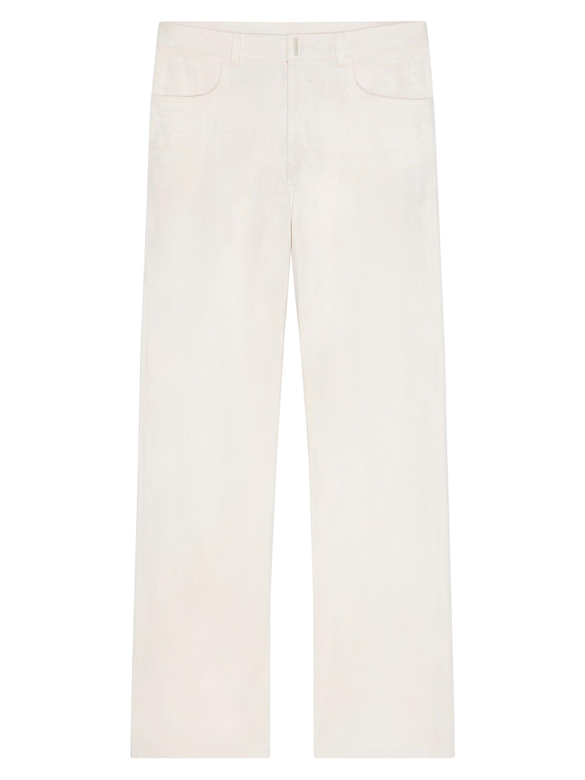 Givenchy Men's Jeans In Denim - Pale Pink