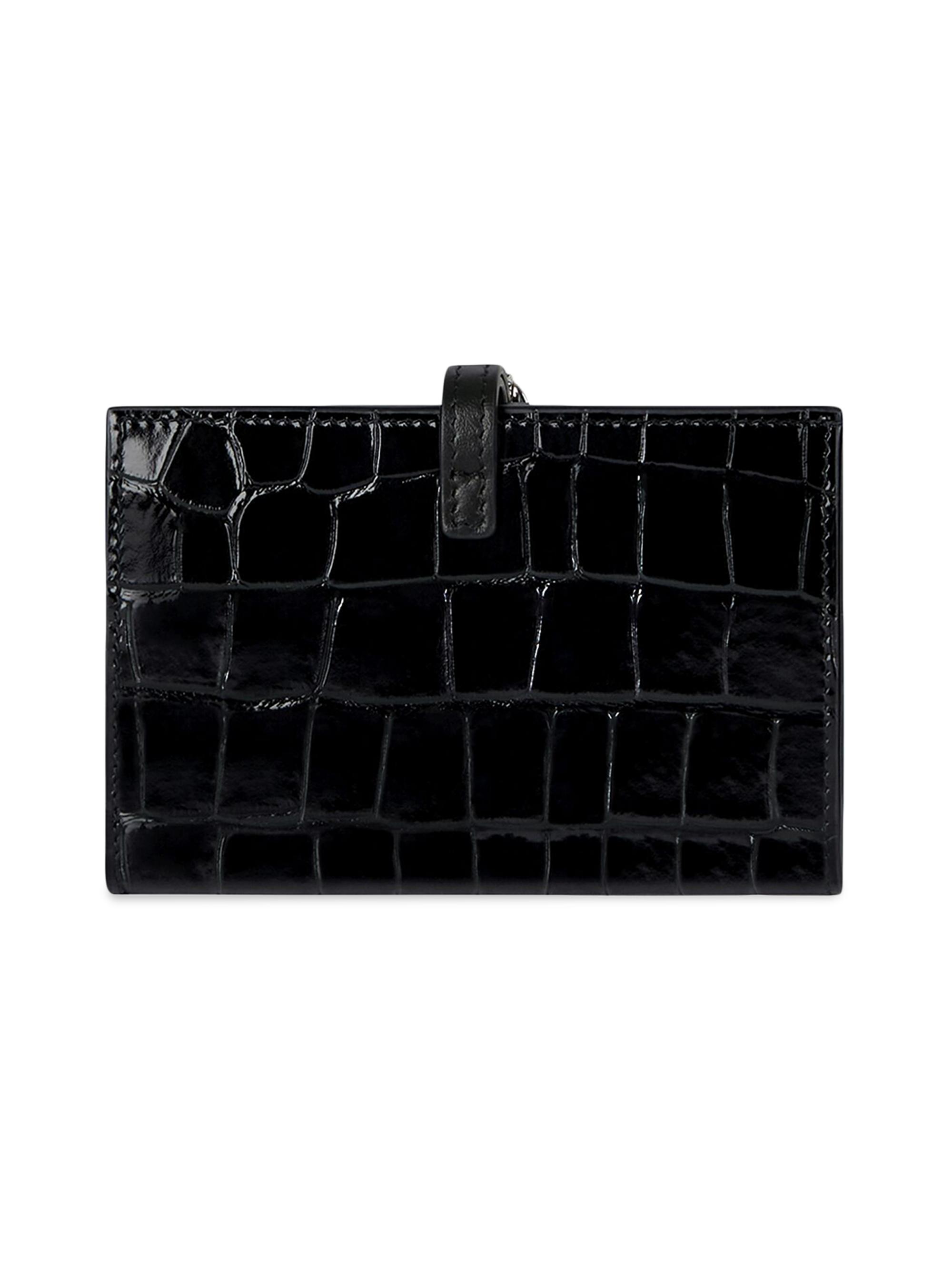 Givenchy Voyou Wallet in Crocodile Effect Leather | Saks Fifth Avenue