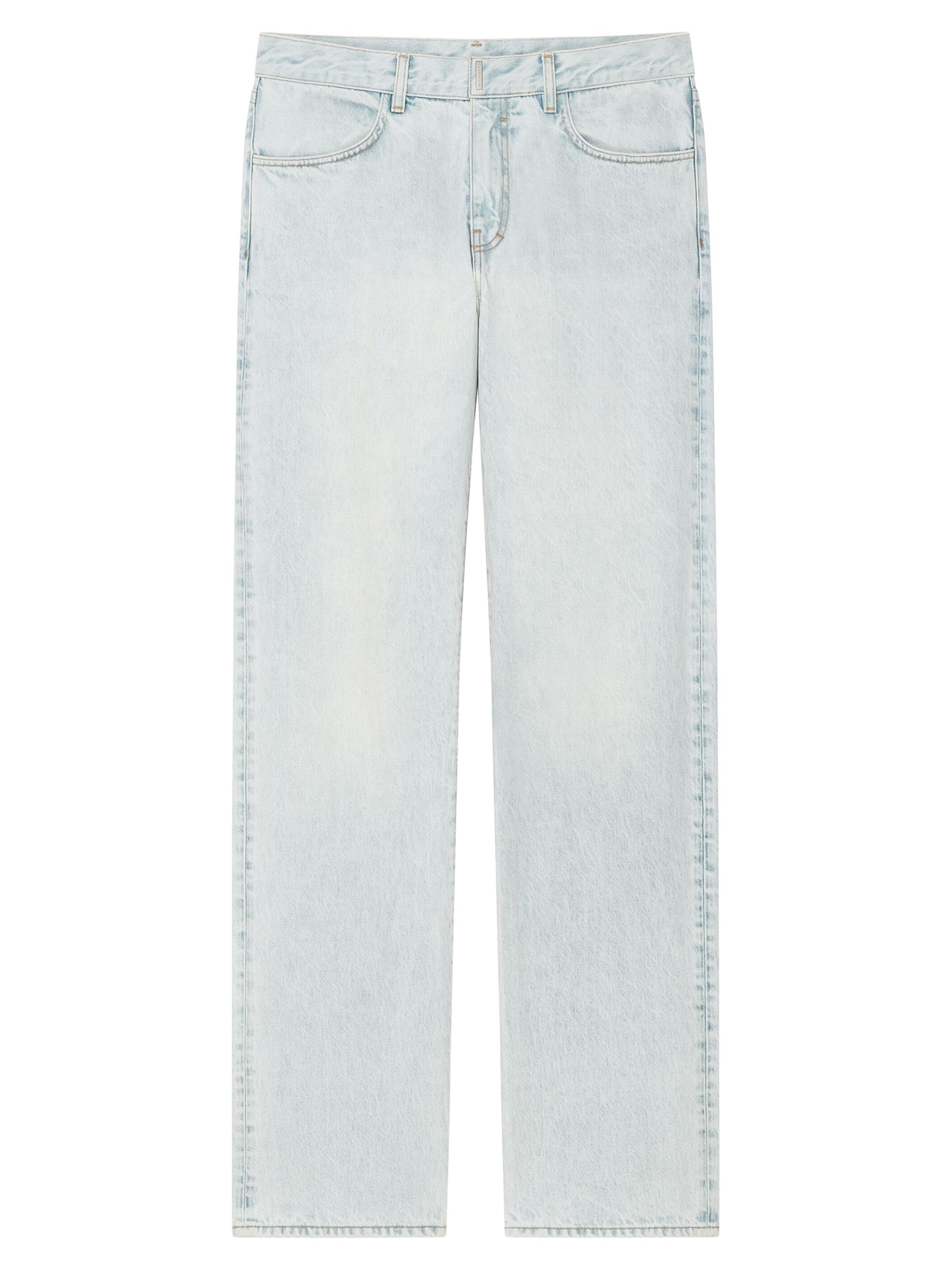 Givenchy Men's Jeans In Denim - Pale Blue