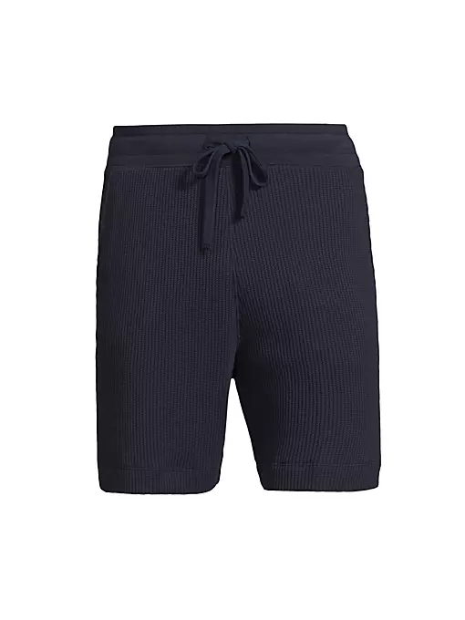 ATM Anthony Thomas Melillo - Waffle-Knit Cotton Drawstring Shorts