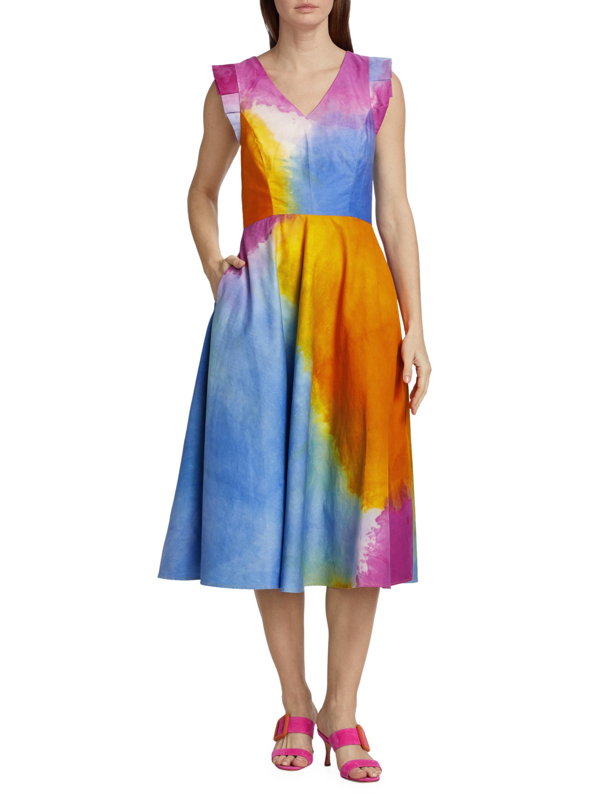 cotton dress liner ROVE Lightweight Cotton Tiered Dress