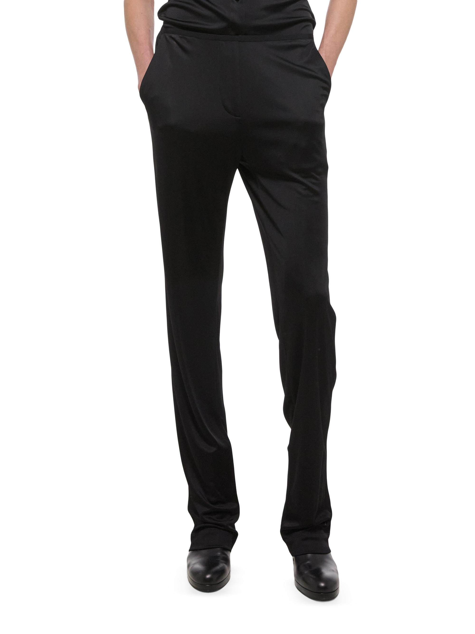 Helmut Lang Mid-Rise Straight-Leg Pants | Saks Fifth Avenue