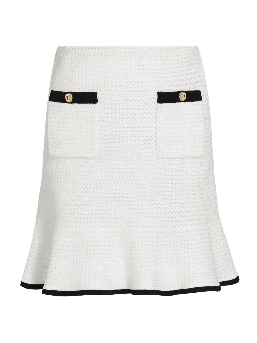 ミニスカート SELF PORTRAIT CROCHET MINI SKIRT Self-Portrait Crochet Tipped Miniskirt | Saks Fifth Avenue