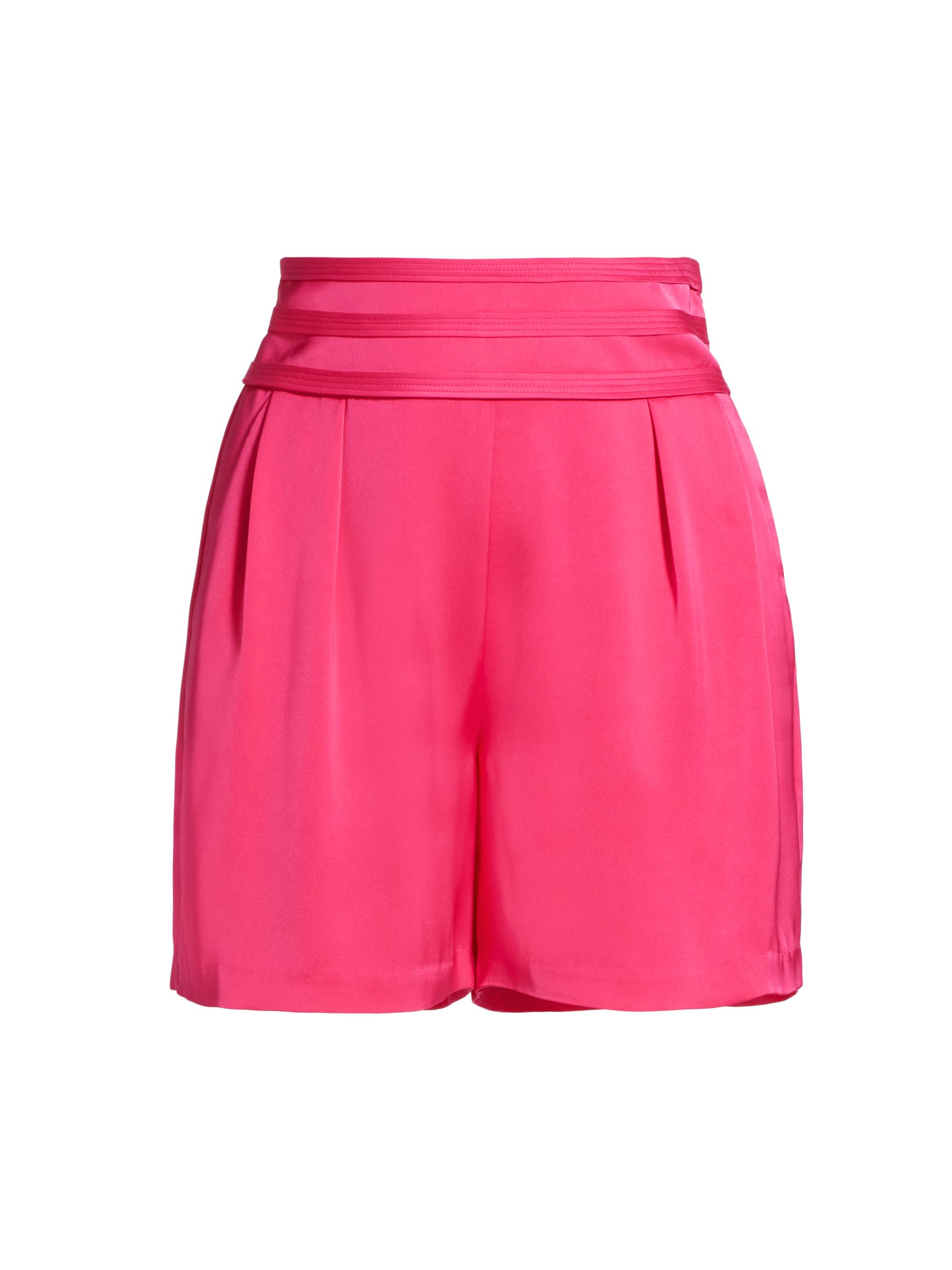 Ramy Brook Women's Joss Pleated Shorts - Pink Punch