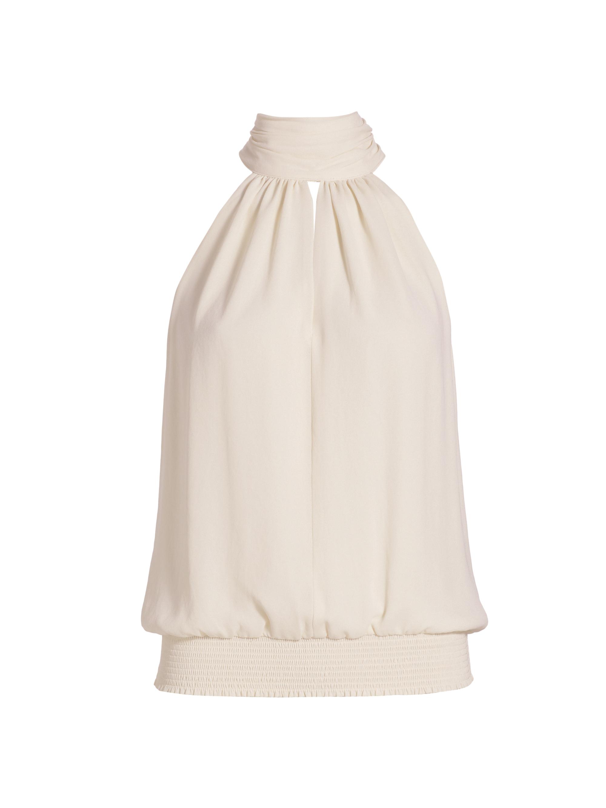 Ramy Brook Women's Sunny Halterneck Sleeveless Blouse - Light Sand Stone