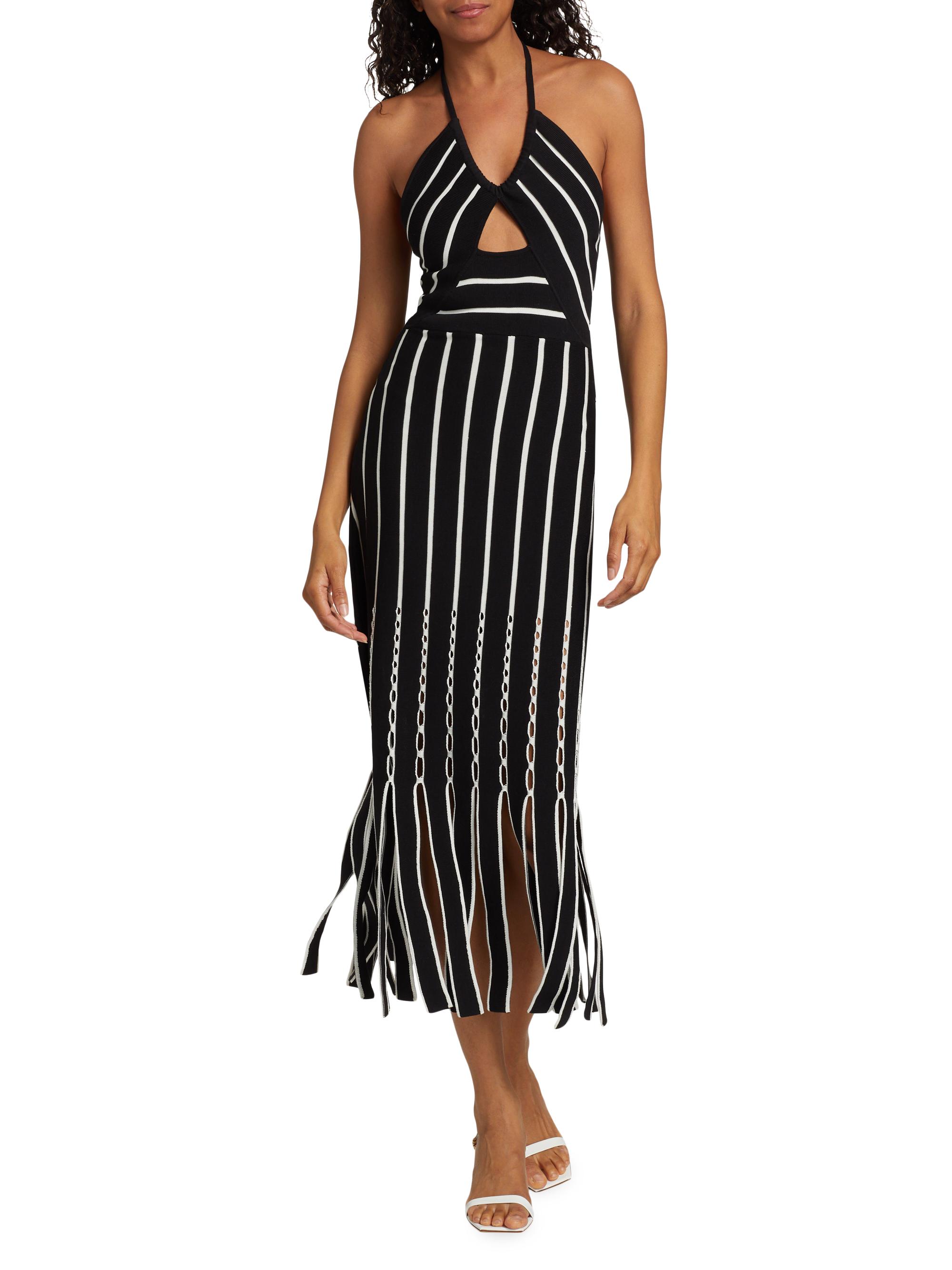 asymmetrical white midi dress Cleosa Asymmetrical Midi Dress