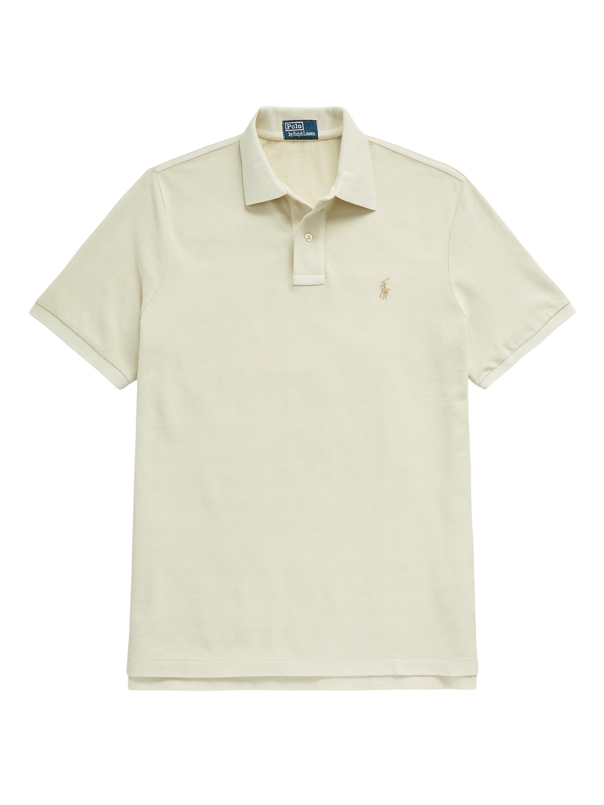 Polo Ralph Lauren Men's Cotton Polo Shirt - Natural
