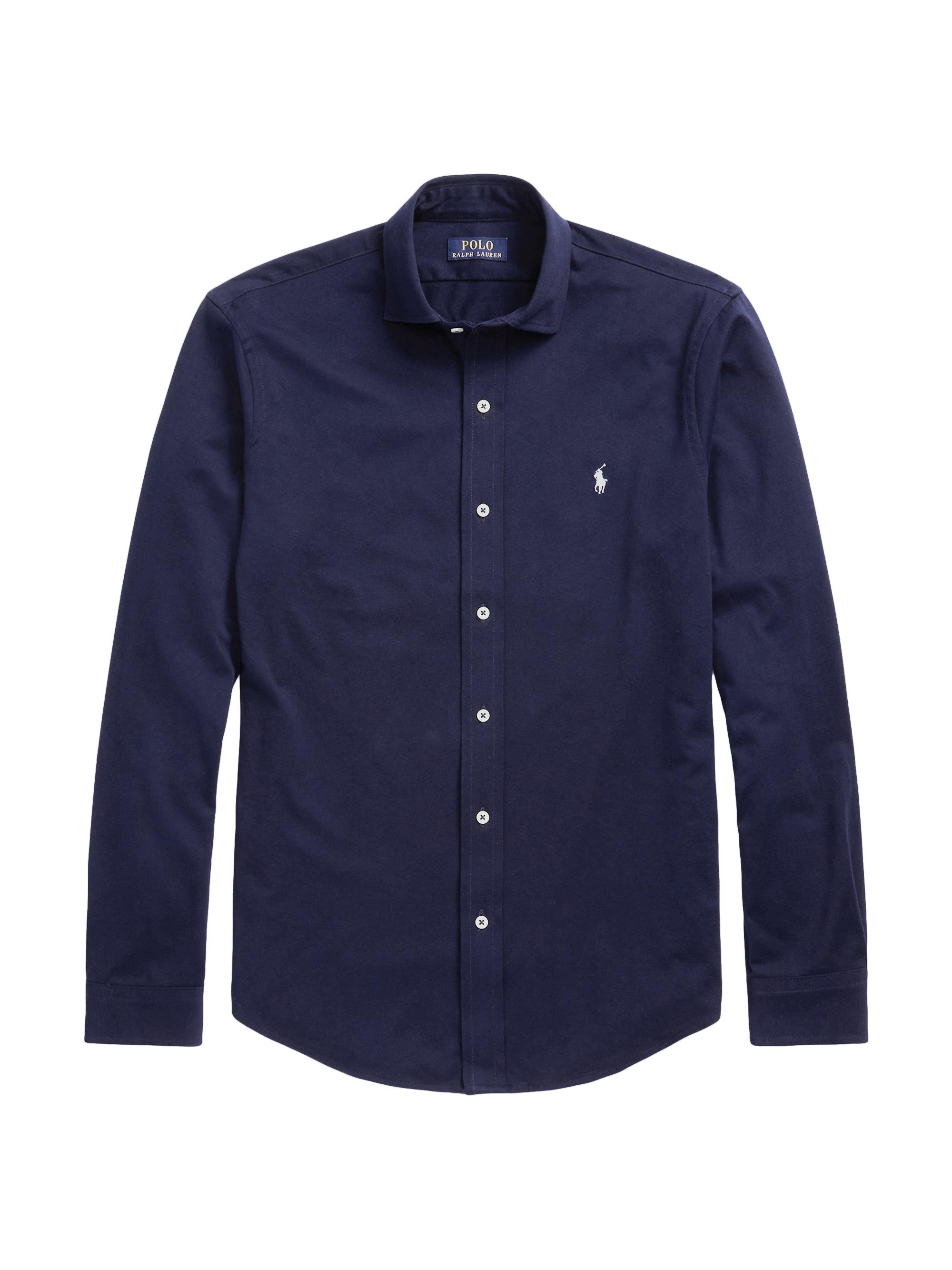 Polo Ralph Lauren Men's Cotton Button-Front Shirt - Cruise Navy