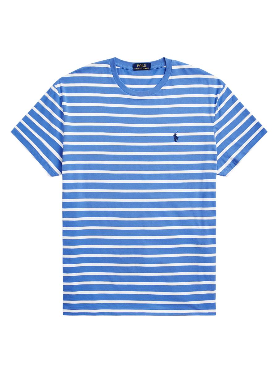 Tシャツ・カットソー POLO RALPH LAUREN Cotton striped T-shirt with logo Polo Ralph Lauren Striped Jersey T-Shirt | Saks Fifth Avenue
