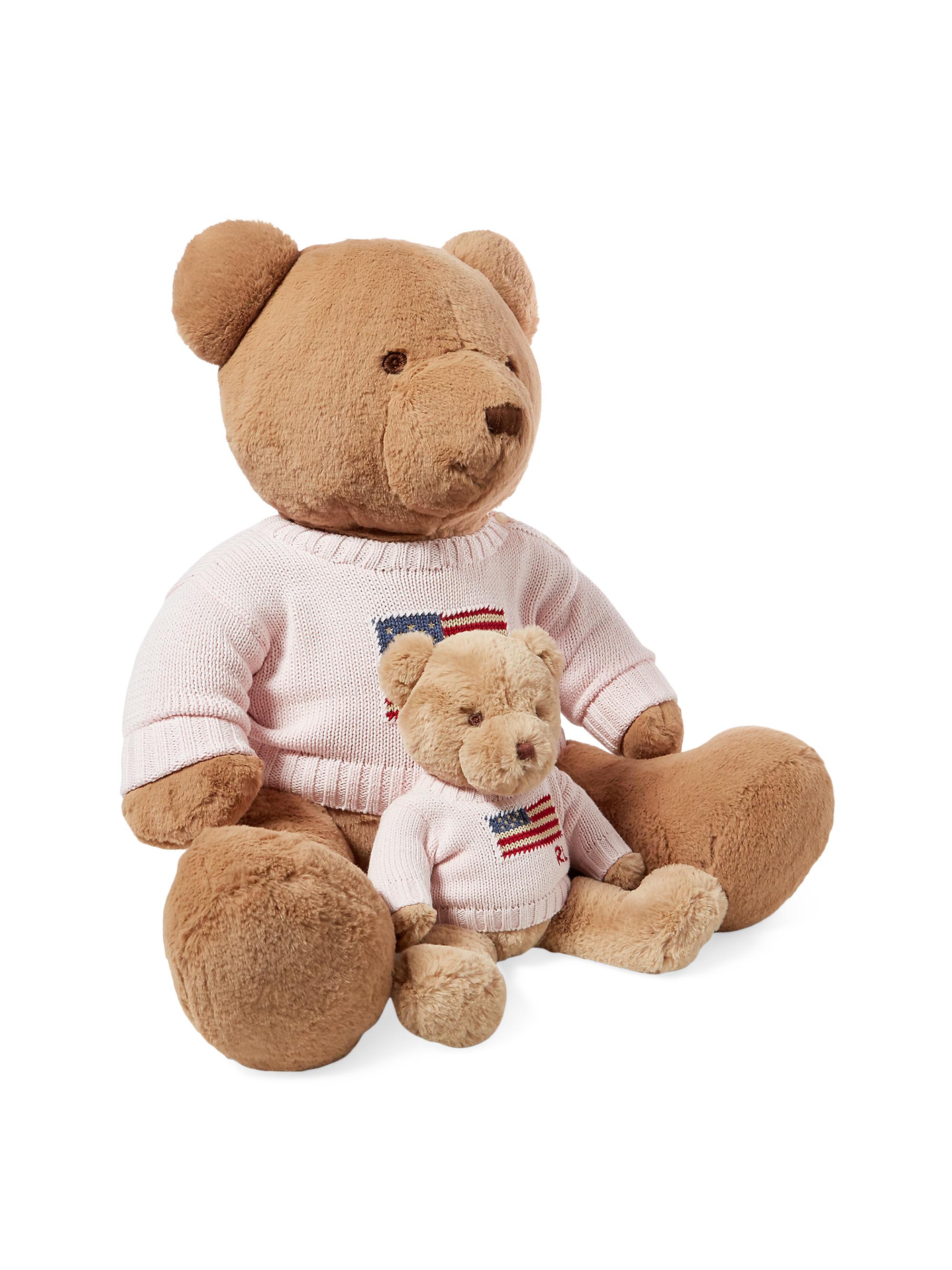 Polo Ralph Lauren Flag Sweater Polo Bear - Navy