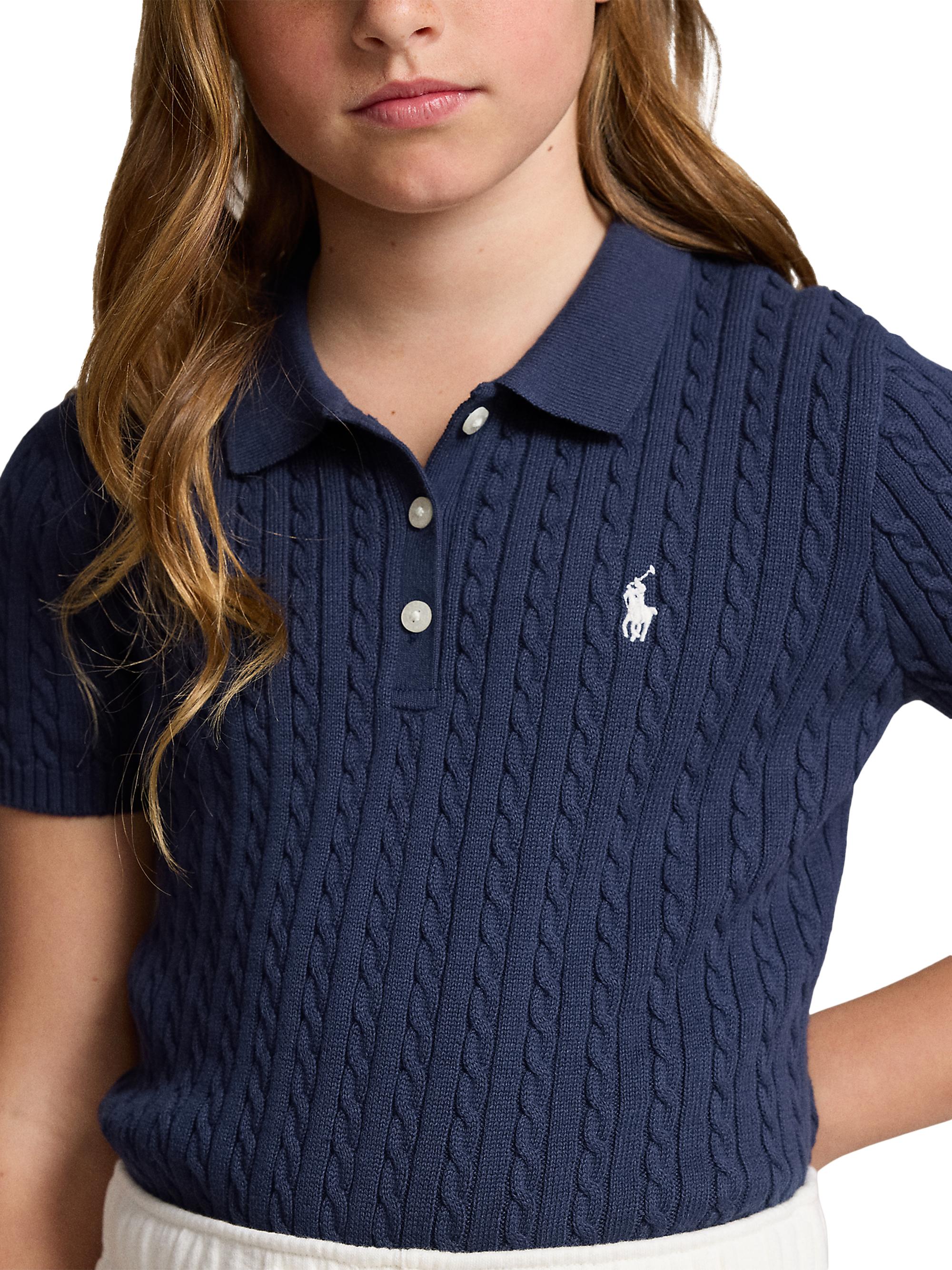 Polo Ralph Lauren Lttle Girl's & Girl's Cable-Knit Polo Short