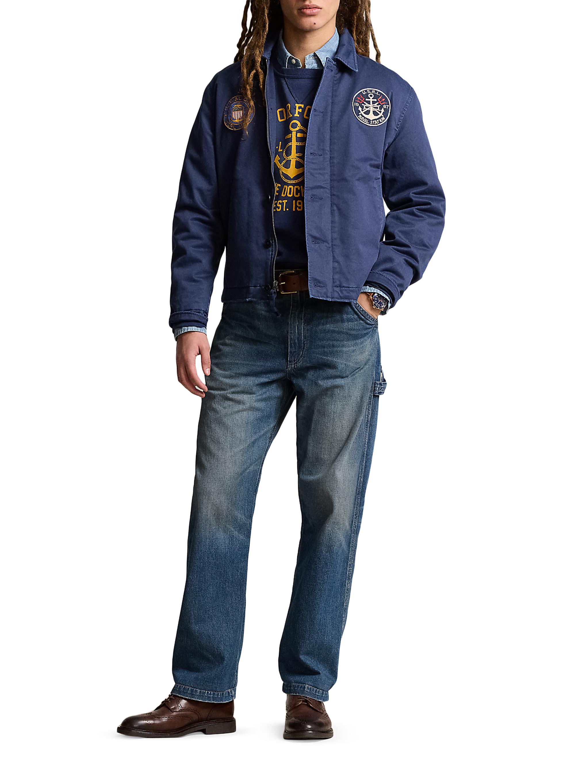 Polo Ralph Lauren Patch Cotton Utility Jacket | Saks Fifth Avenue