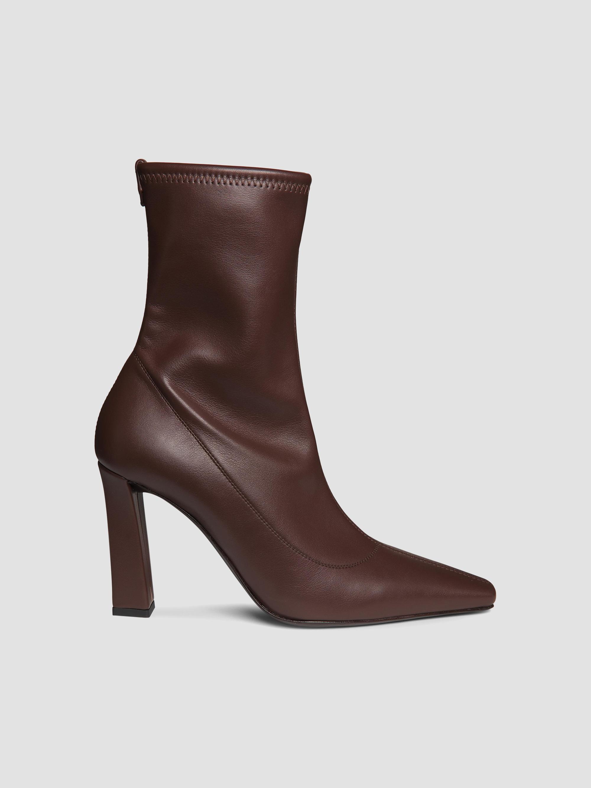 Giuseppe Zanotti Brenda 90MM Stretch Leather Booties | Saks Fifth
